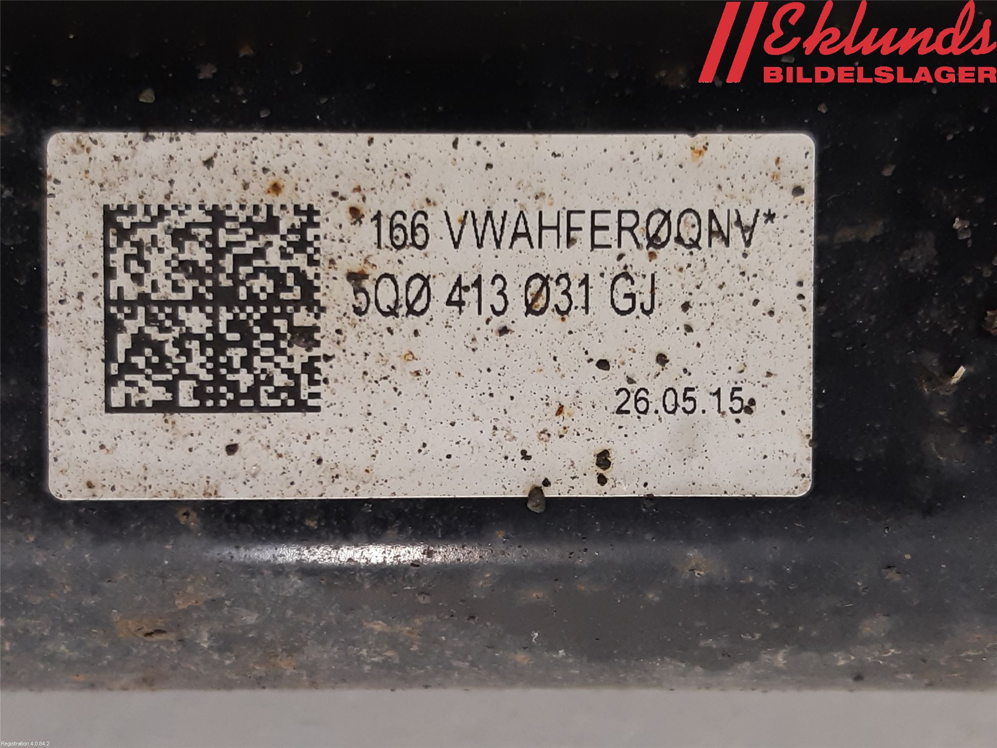 Volkswagen VW GOLF / E-GOLF VII 13-20 Fjäderben Fram Höger
