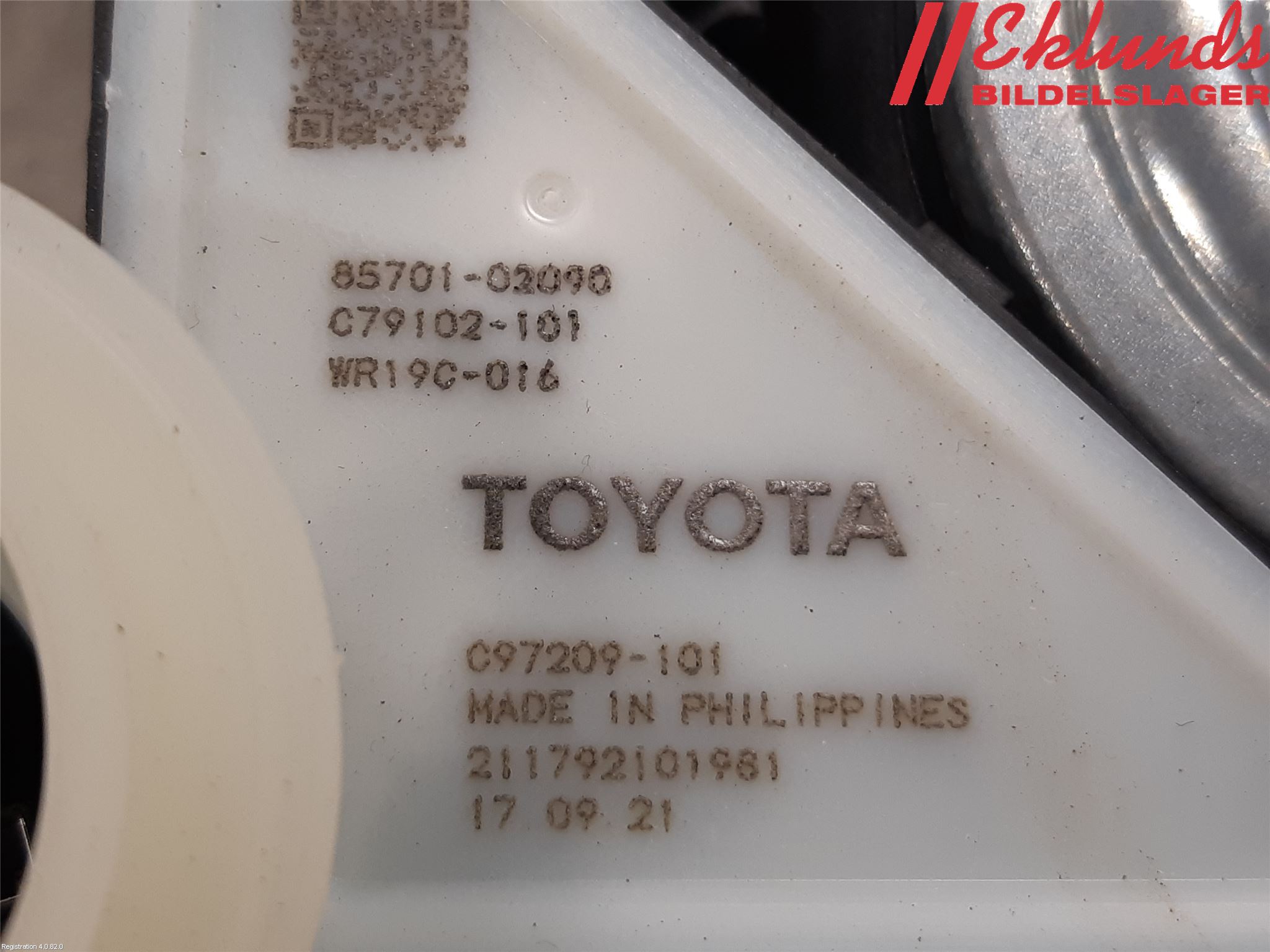 Toyota COROLLA 19- Fönsterhiss El Kompl