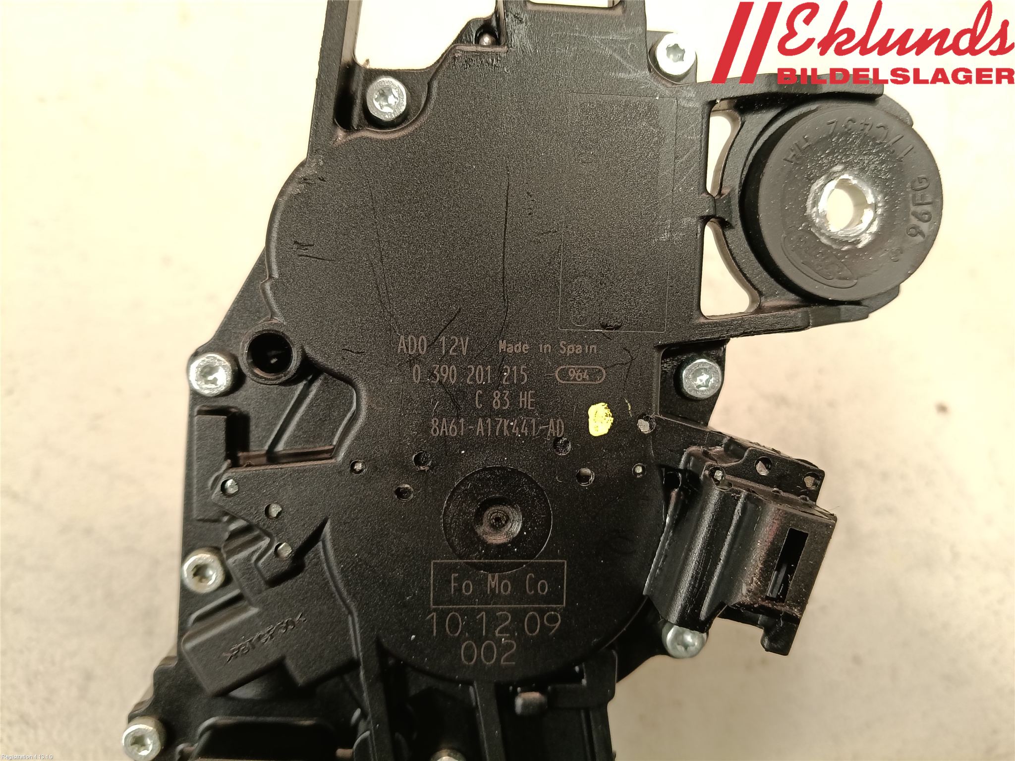 Ford FIESTA 09-12 Torkarmotor Baklucka