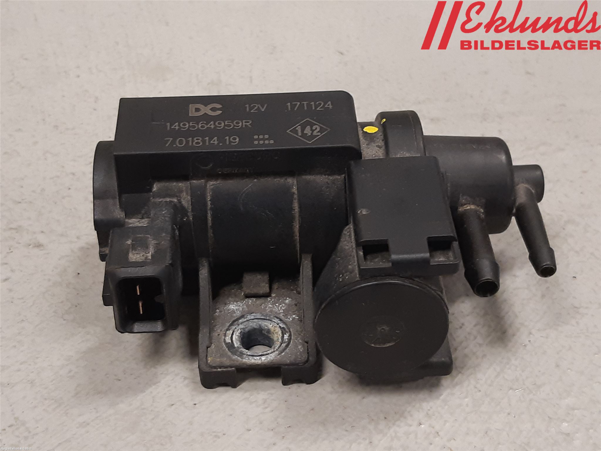 Dacia DOKKER 13- Vakuumventil