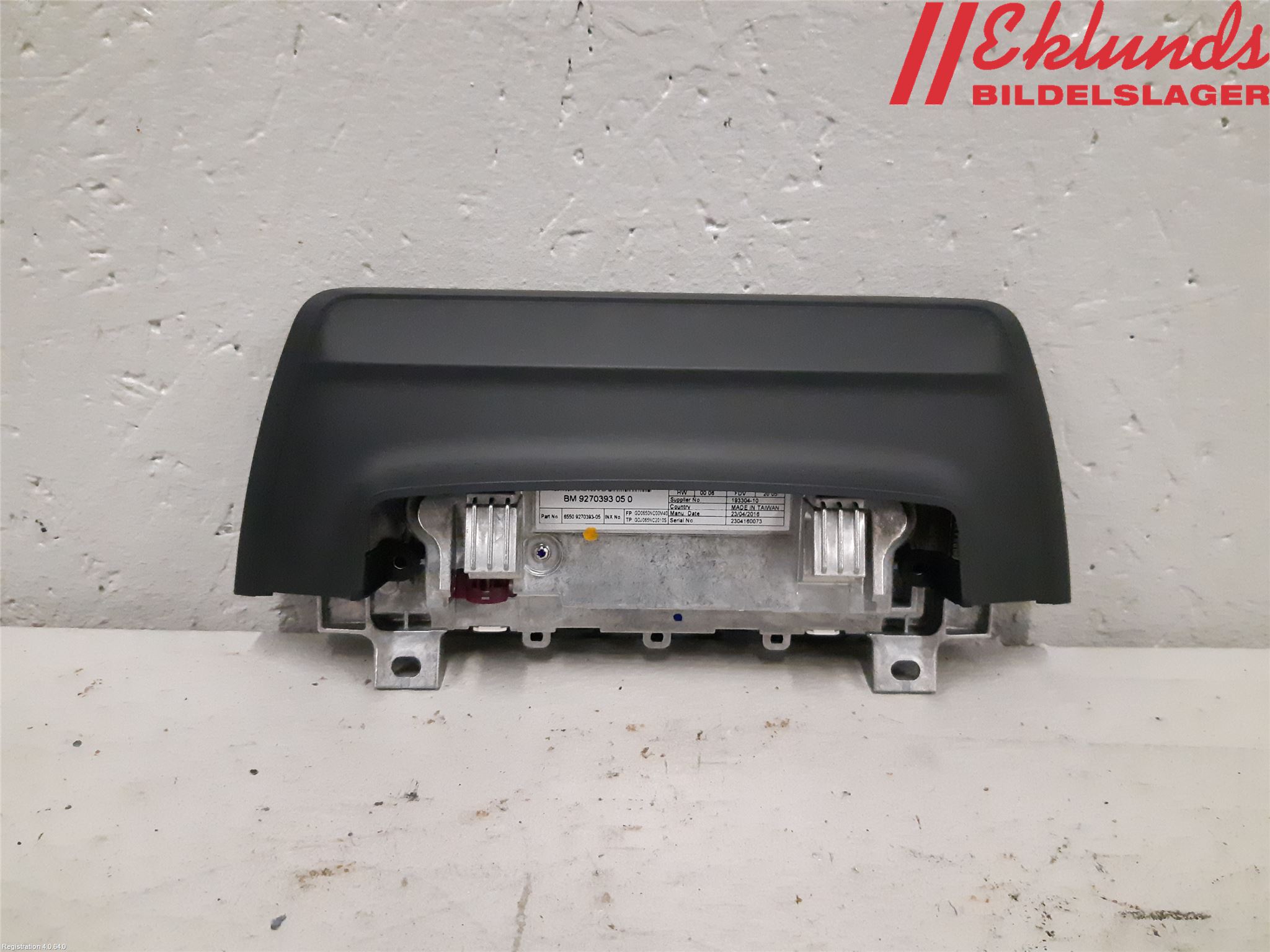 BMW 4 F36 Gran Coupé 14-20 Kontrolldisplay