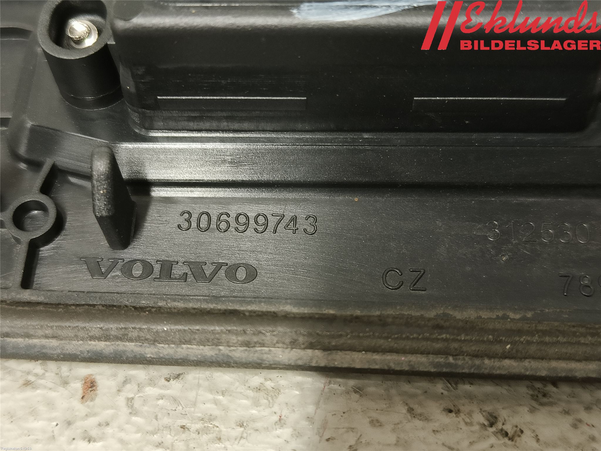 Volvo V70 08-13 Bakluckehandtag