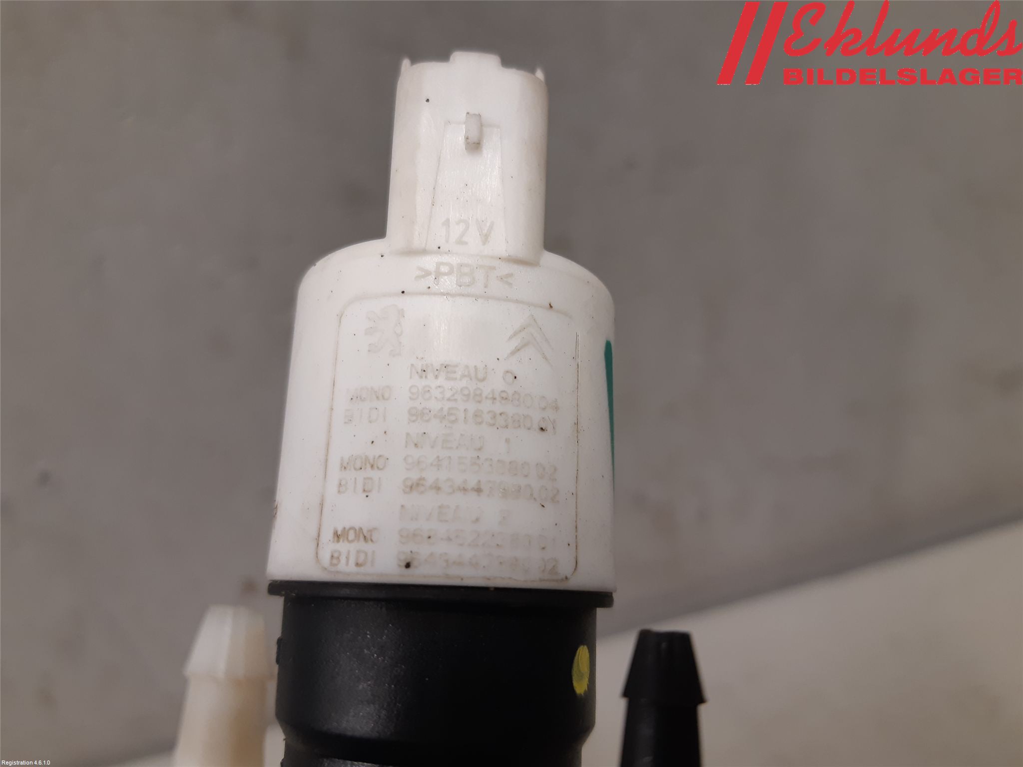 Peugeot 308 14-21 Spolarpump Vindruta