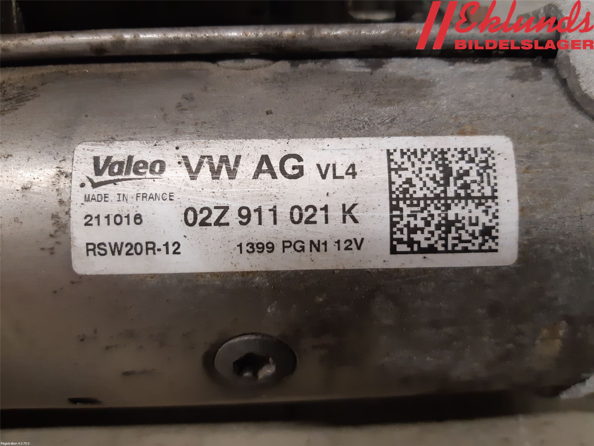 Audi Q2/SQ2 17- Startmotor Diesel