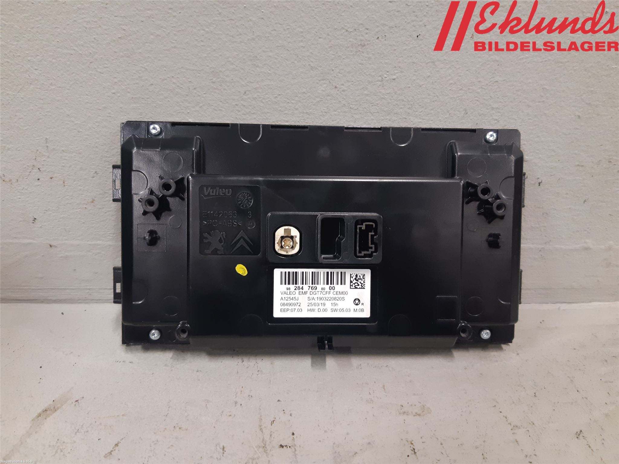 Peugeot 308 14-21 Multifunktionsdisplay