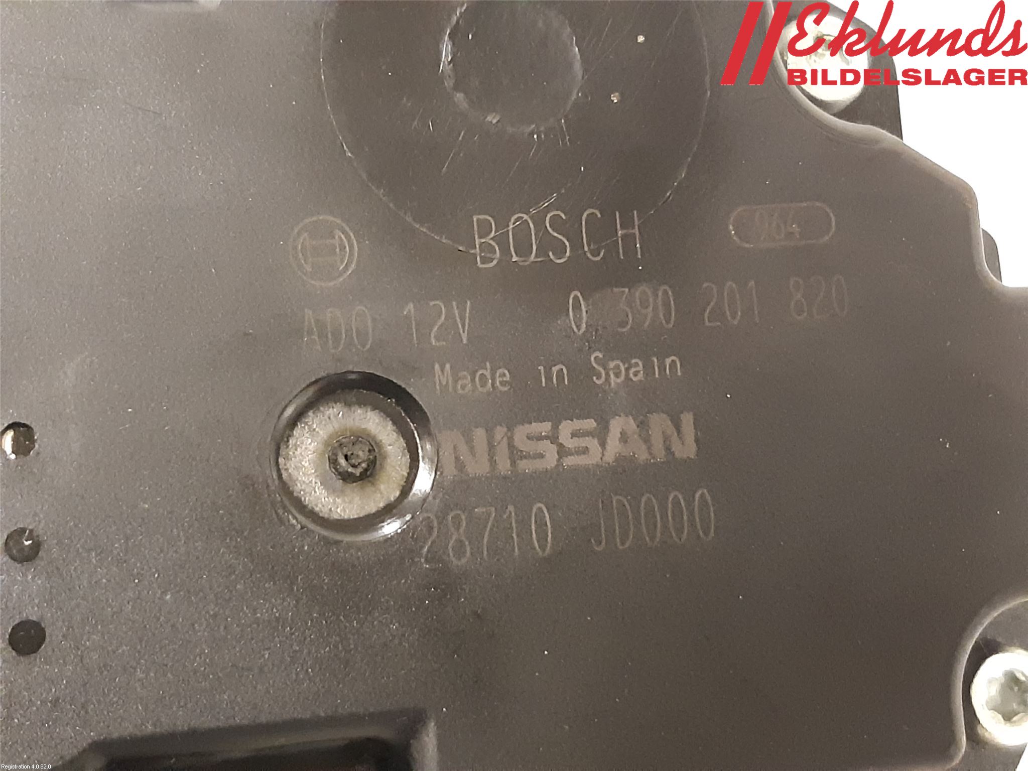 Nissan QASHQAI+2  08-10 Torkarmotor Baklucka