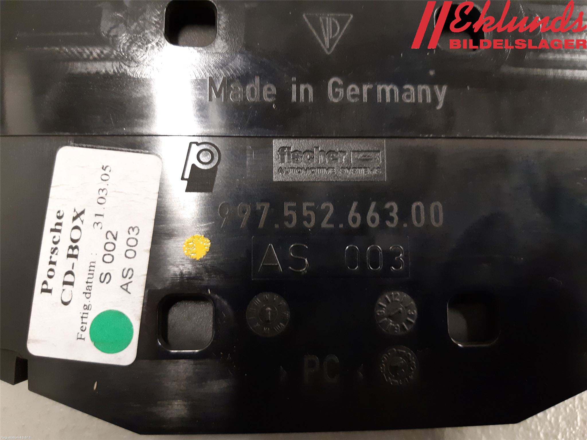 Porsche 911 64- Cd Radio - Multimediapanel