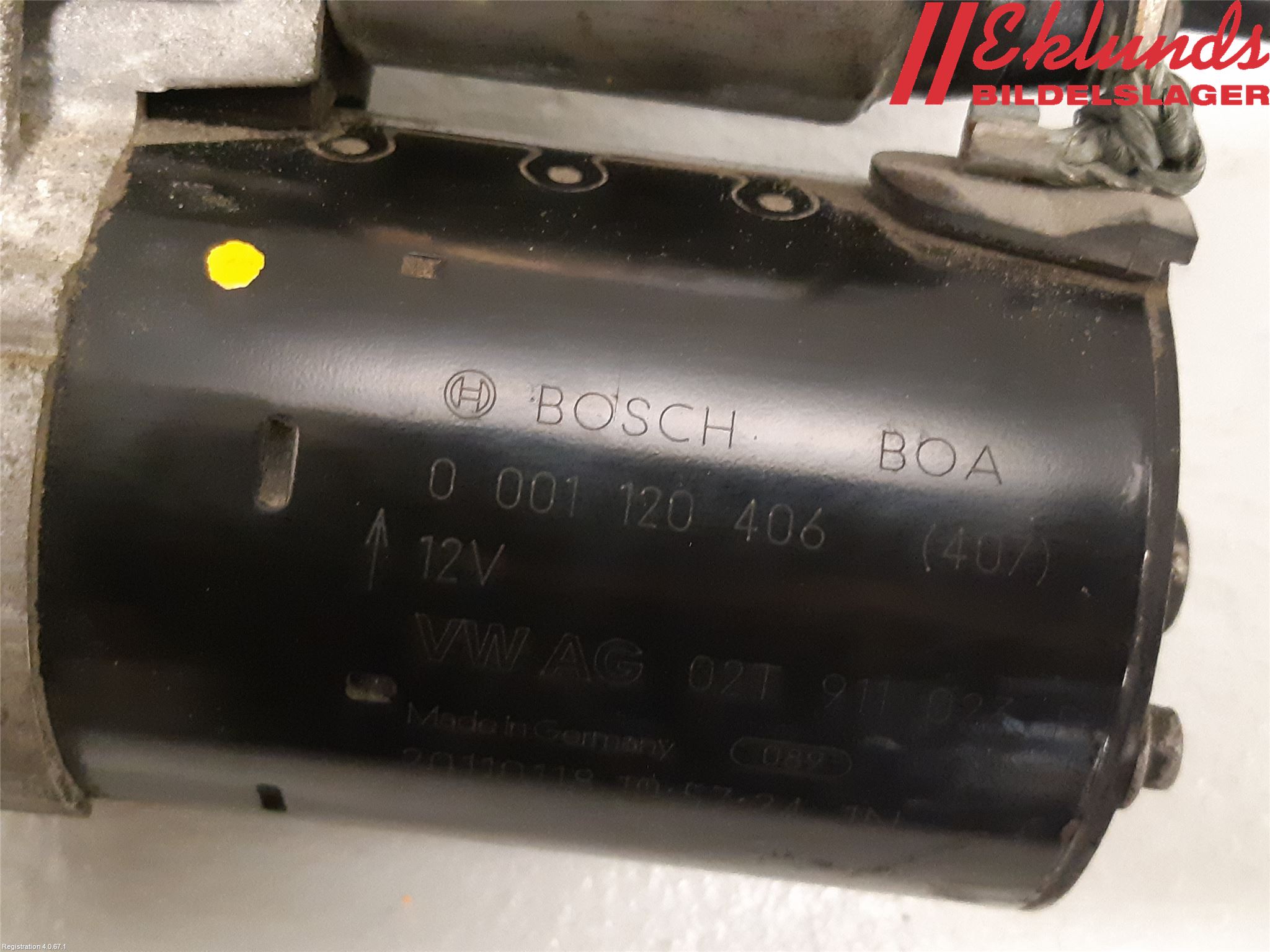 Skoda FABIA 07-14 Startmotor