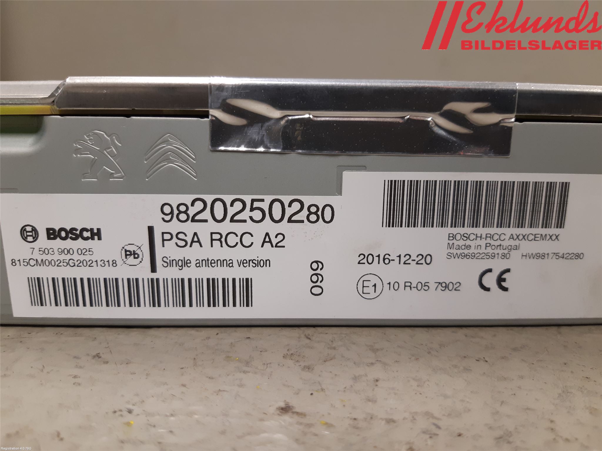 Peugeot EXPERT/E-EXPERT 17- Radio-Stereo Förstärkare