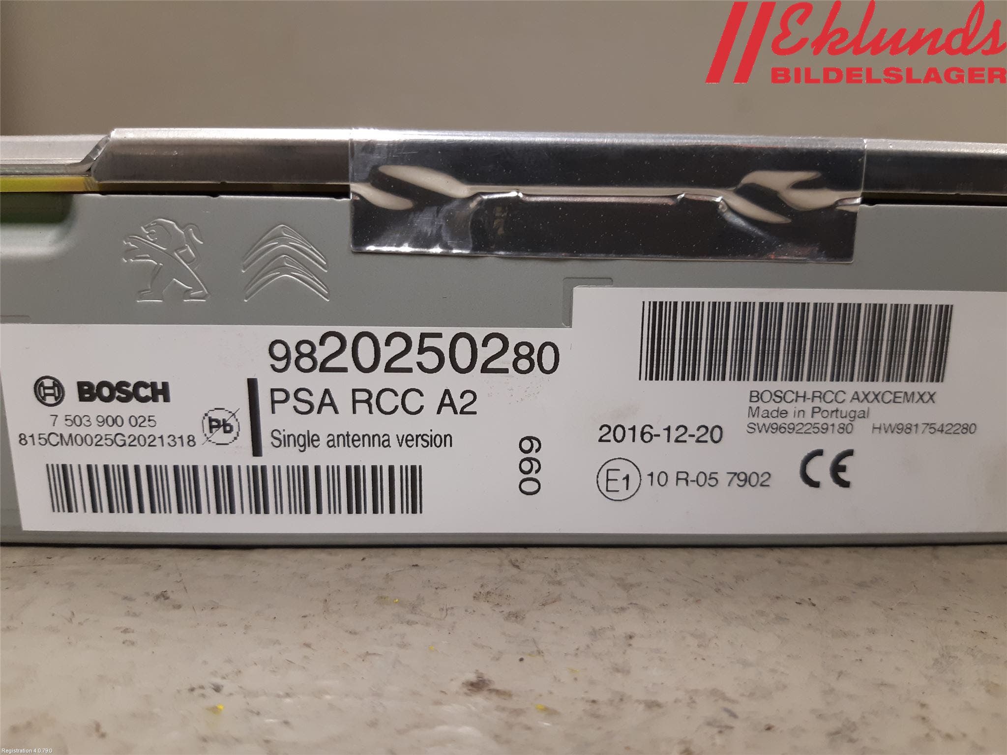 Peugeot EXPERT/E-EXPERT 17- Radio-Stereo Förstärkare