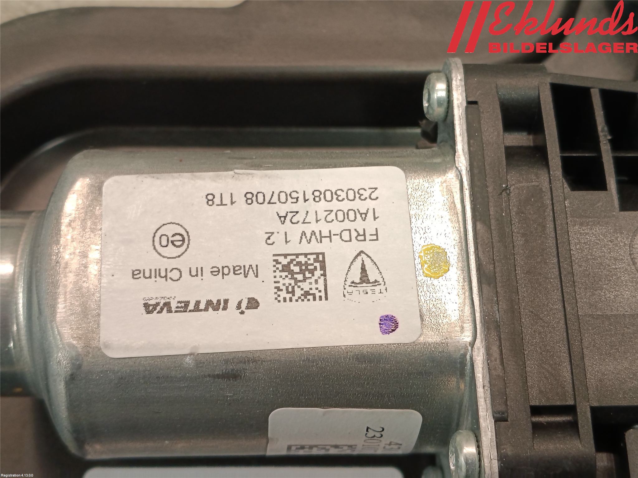 Tesla MODEL 3 17- Fönsterhiss El Kompl