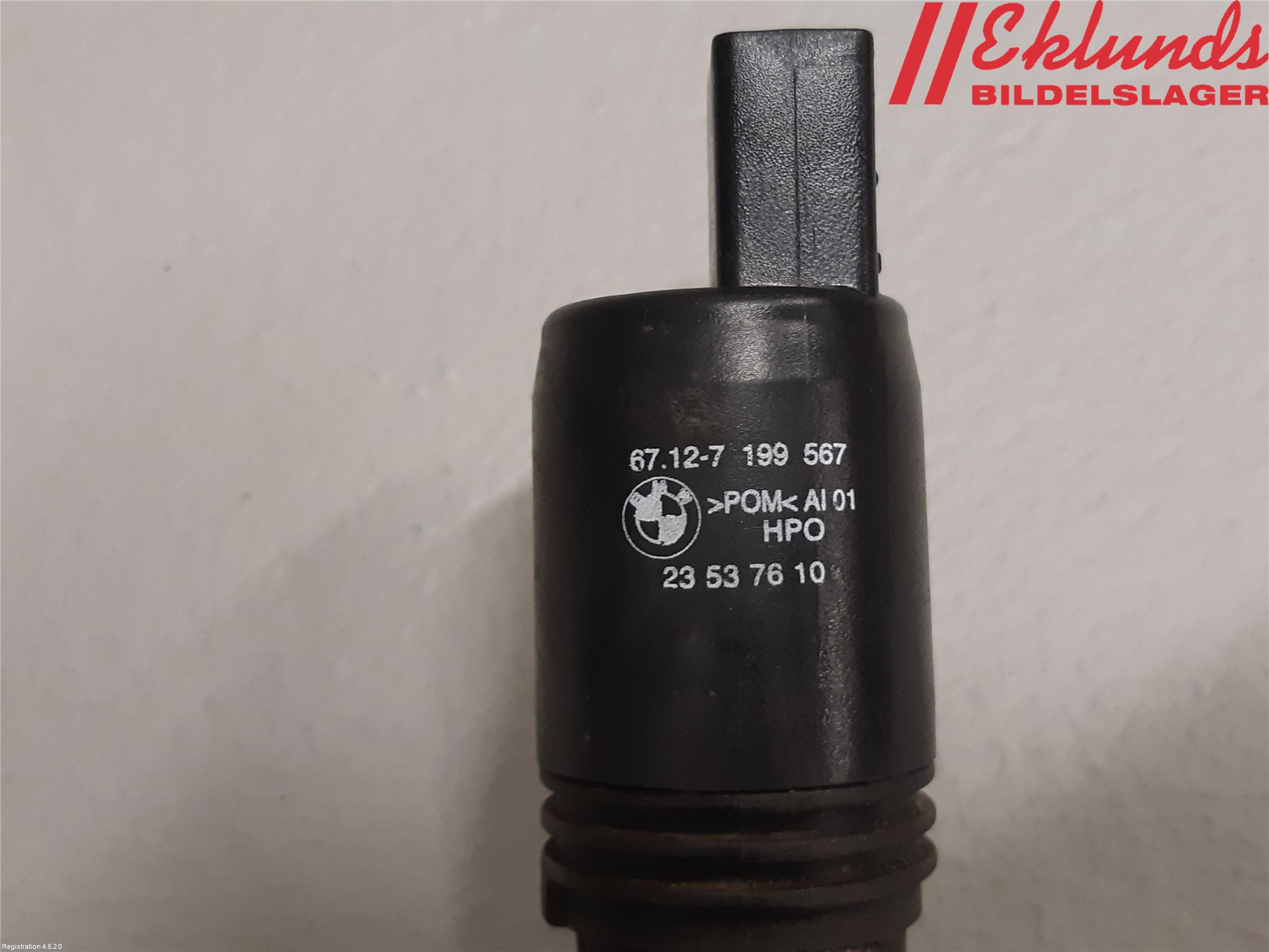 BMW 3 E90/91 SED/TOU 05-12 Spolarpump Vindruta