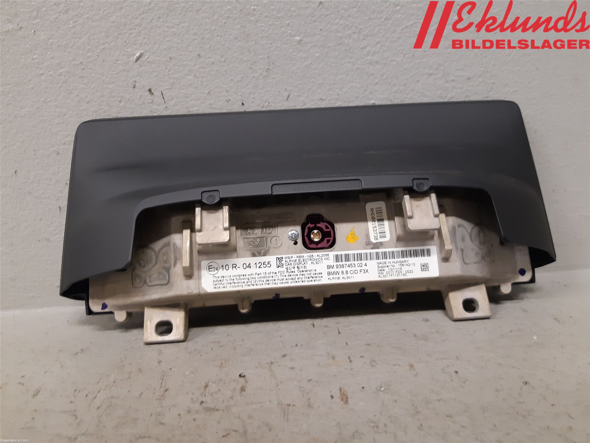 BMW 4 F36 Gran Coupé 14-20 Multifunktionsdisplay