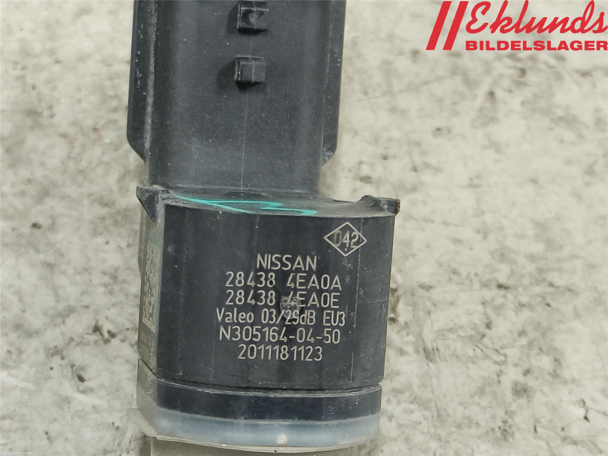 Nissan QASHQAI 17-21 Parkeringshjälp Backsensor