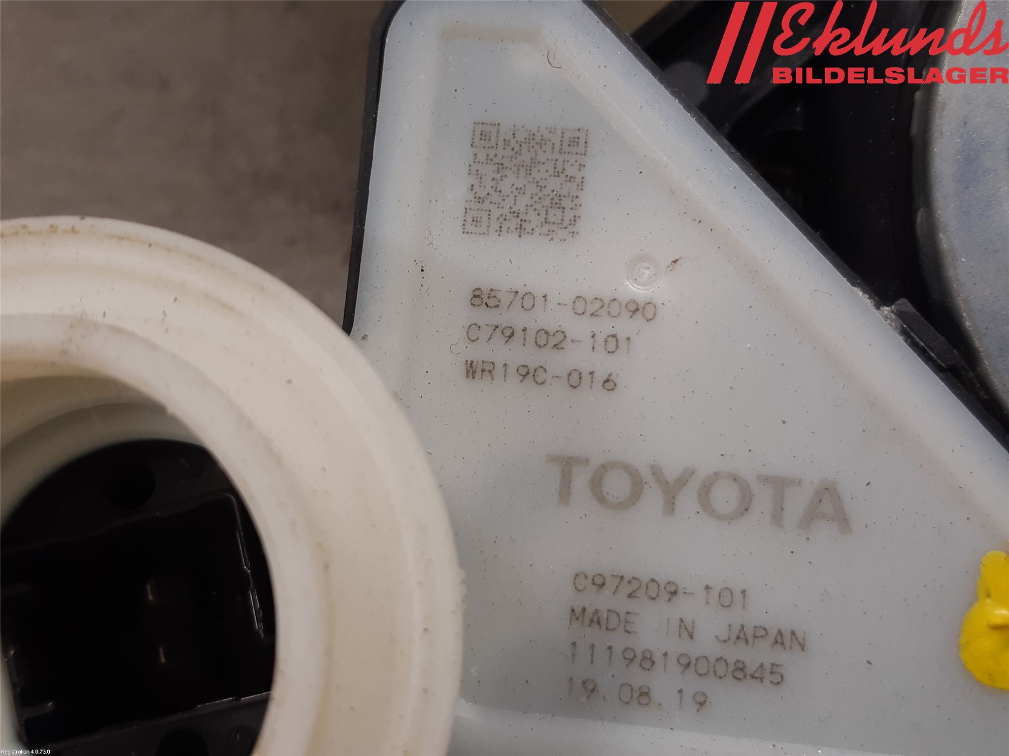 Toyota COROLLA 19- Fönsterhiss El Kompl