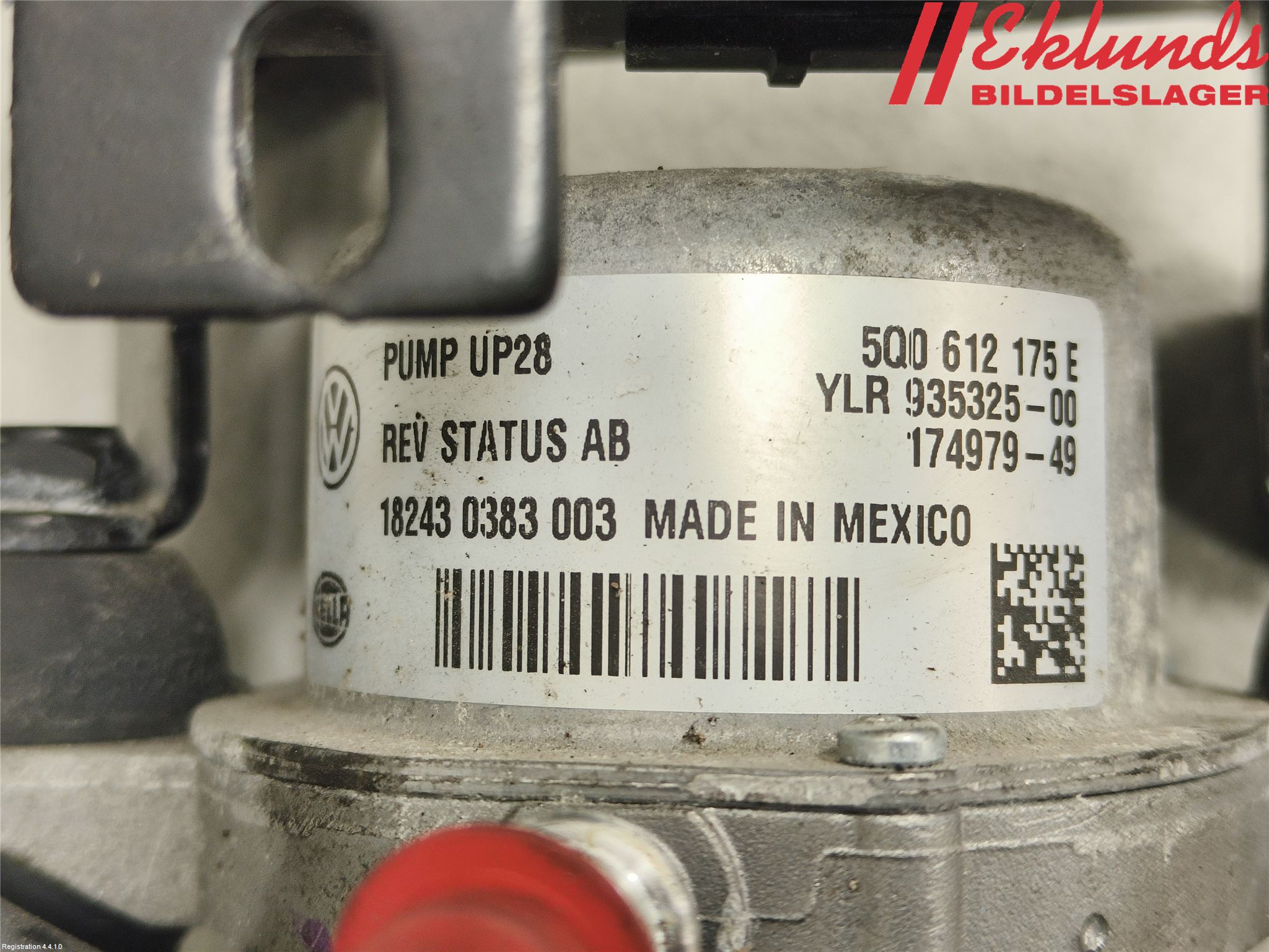 Volkswagen VW GOLF / E-GOLF VII 13-20 Vakuumpump