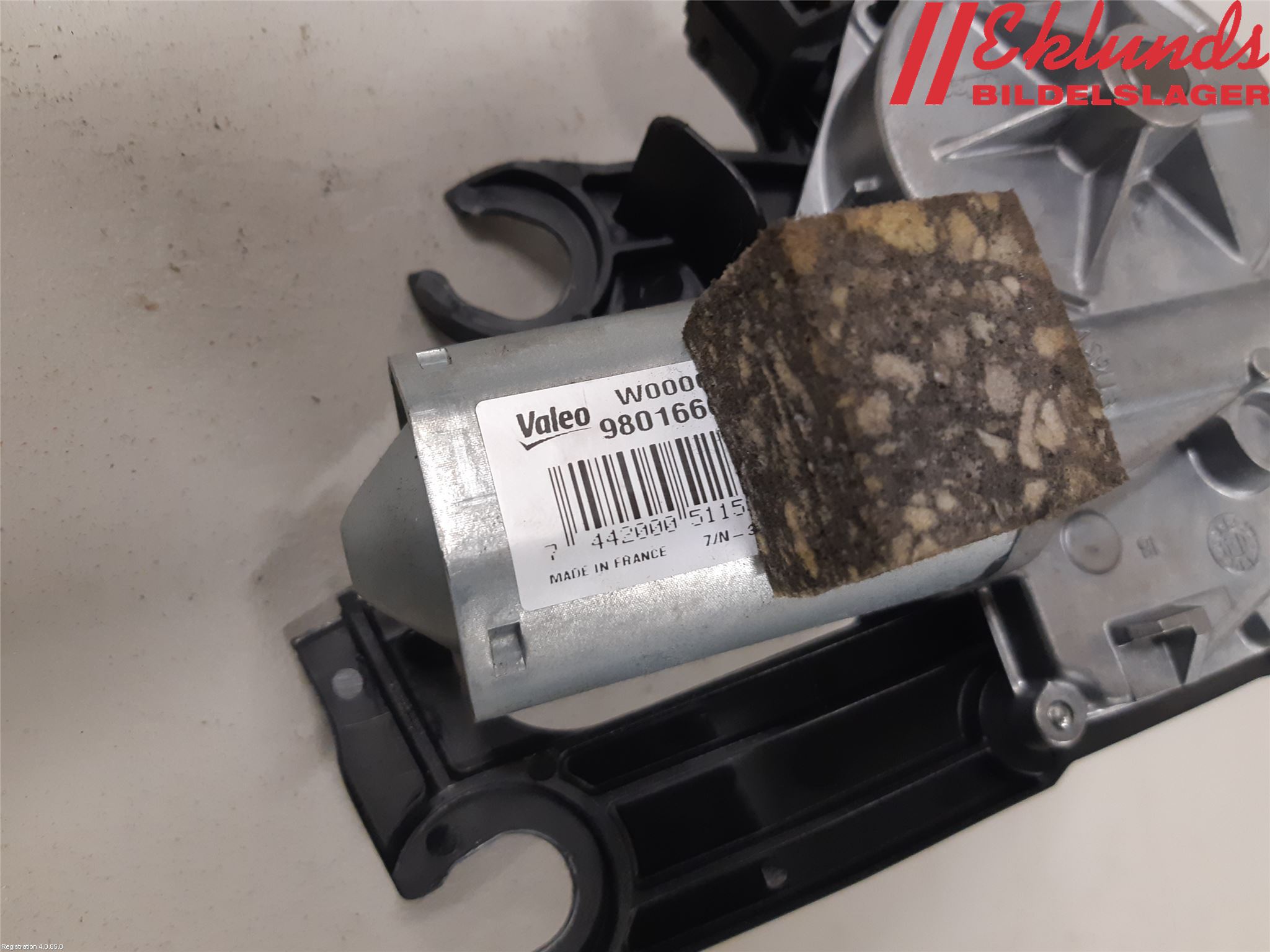 Citroen C4 CACTUS 14-20 Torkarmotor Baklucka