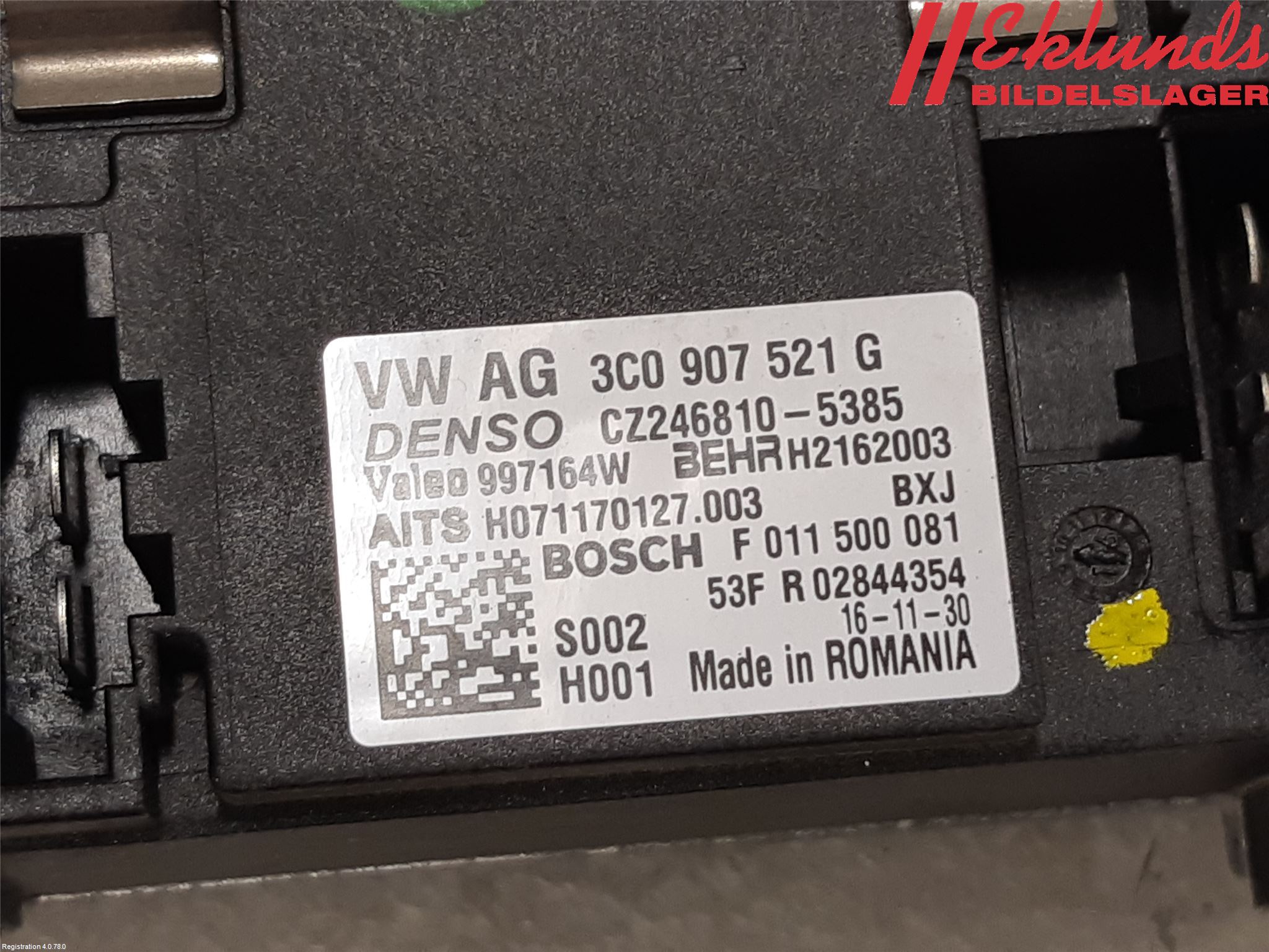 Volkswagen VW AMAROK 2H 10-22 Värmefläktsmotstånd