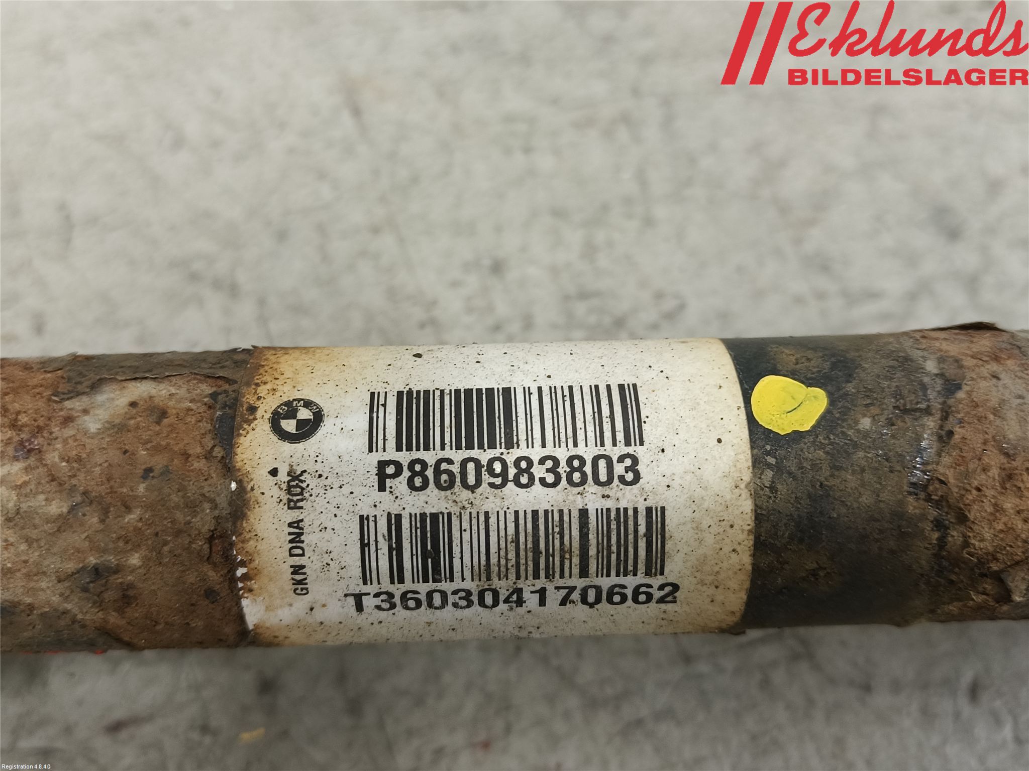 BMW X5 F15 13-18 Drivaxel Bak Vänster