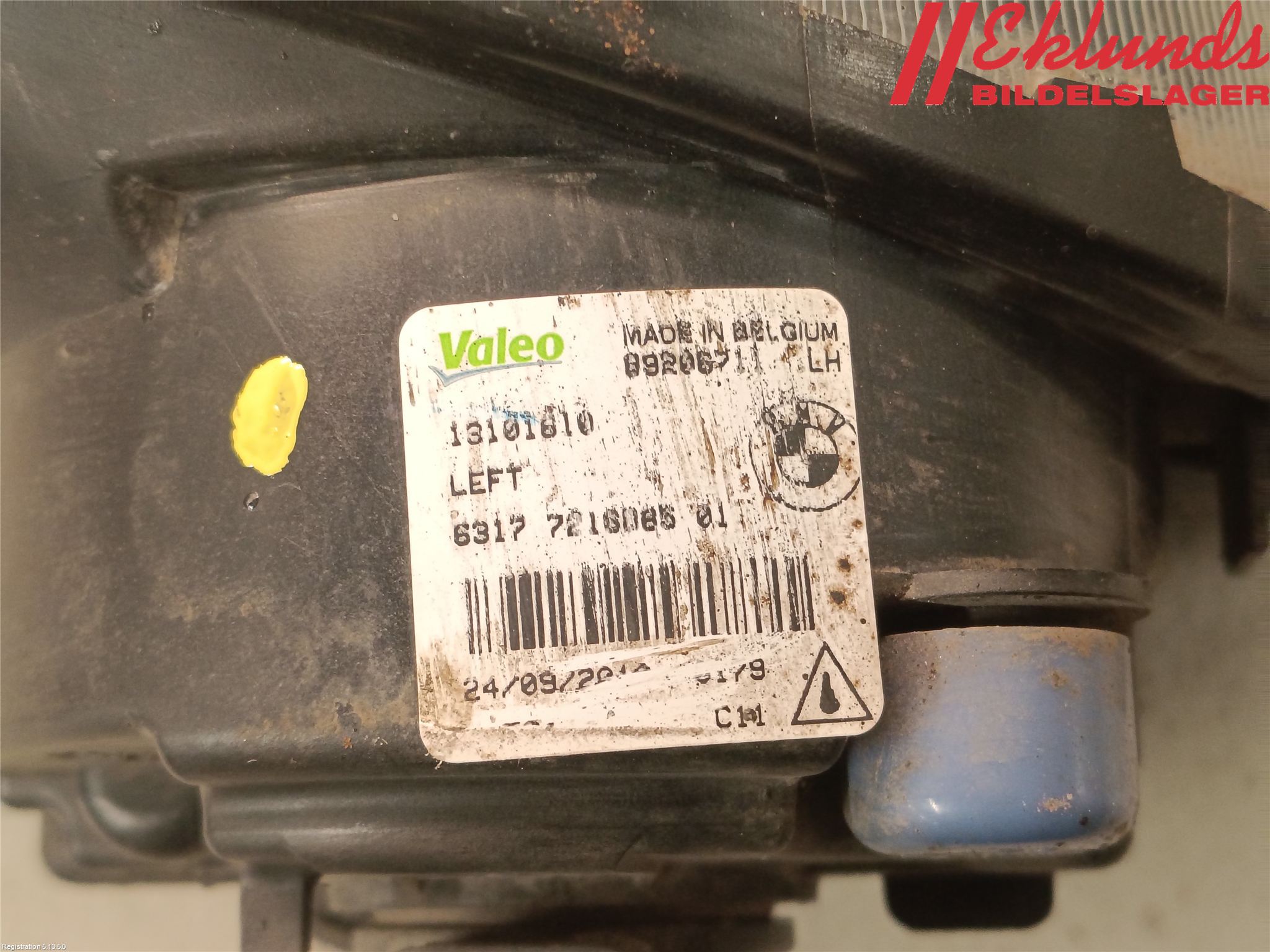 BMW 5 F10/F11/F18 09-17 Dimljus-Varselljus Fram
