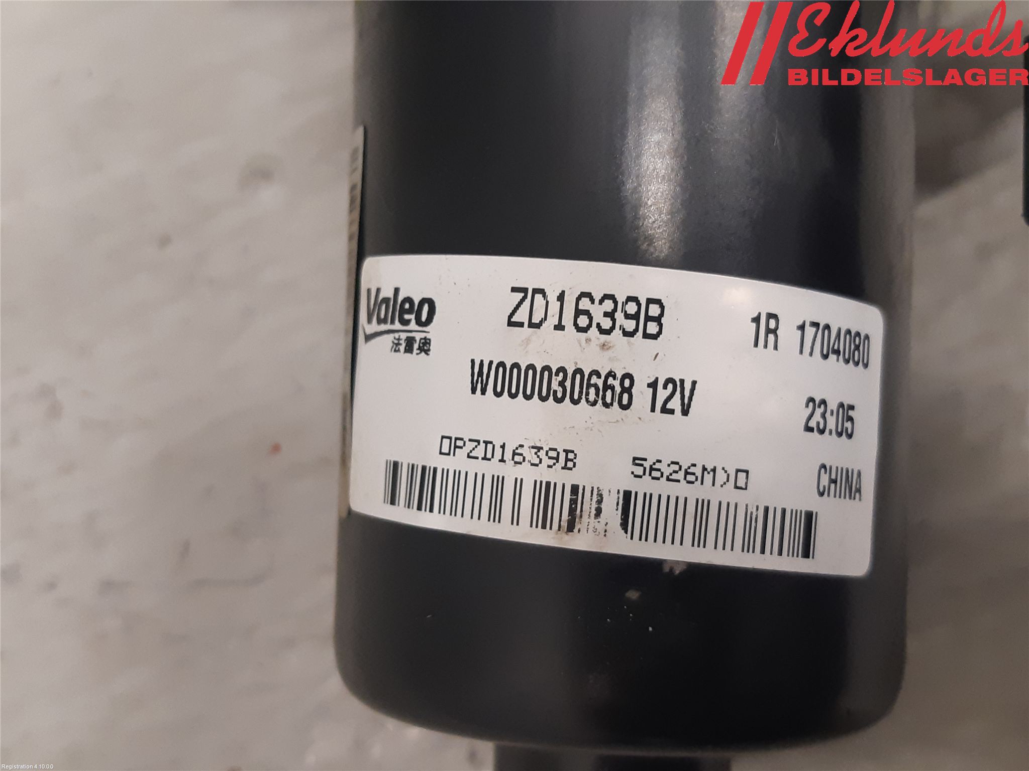 Kia VENGA 10-19 Torkarmotor Vindruta