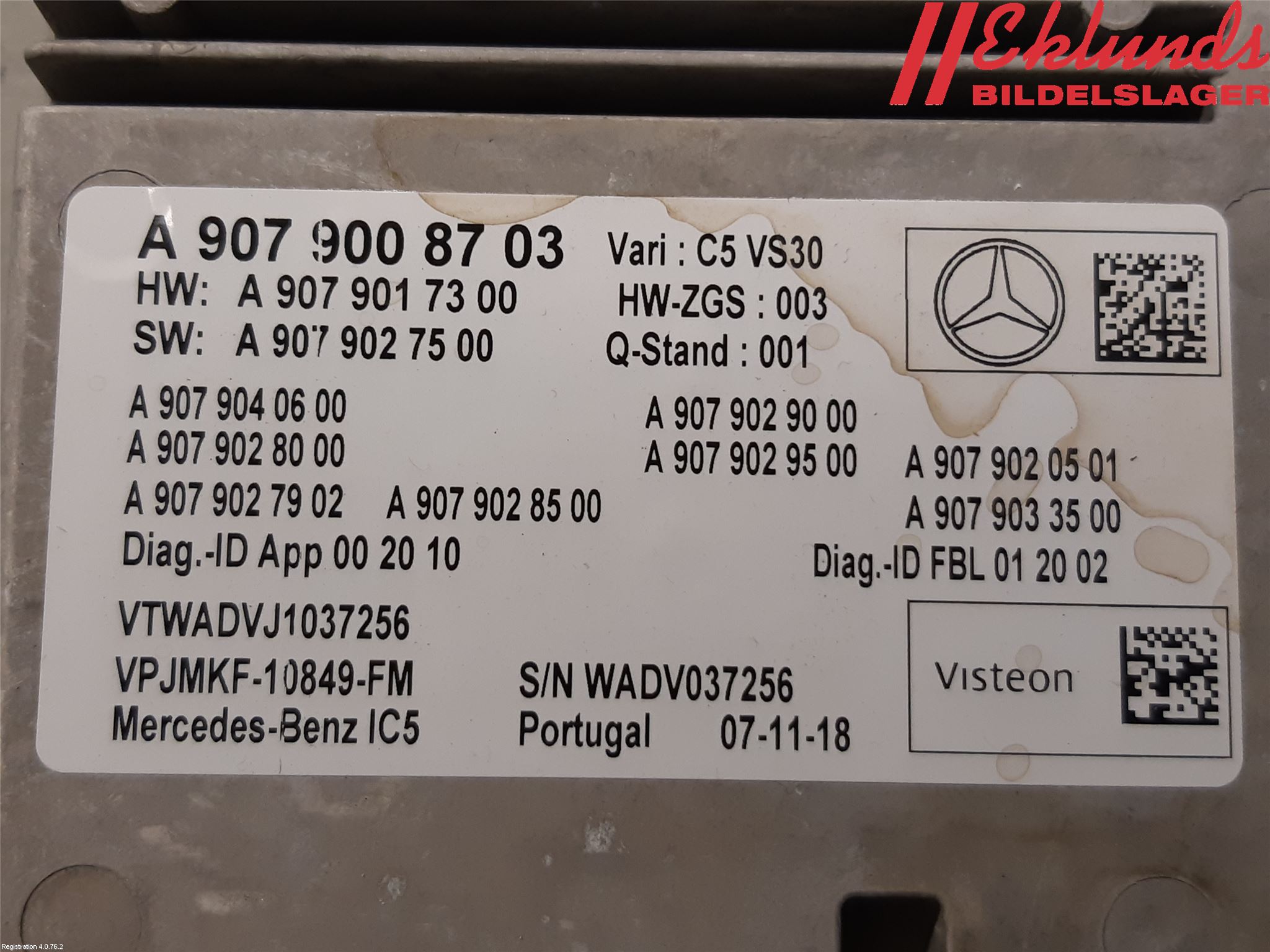 Mercedes-Benz MB SPRINTER (W907/W910) 19- Cd Radio - Multimediapanel
