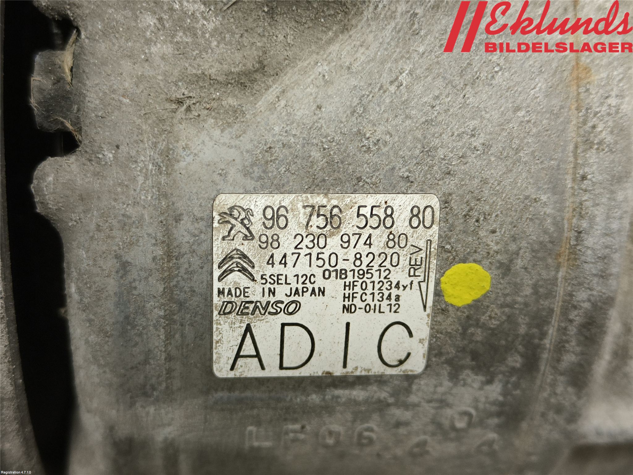 Peugeot 3008 17-24 Ac Kompressor