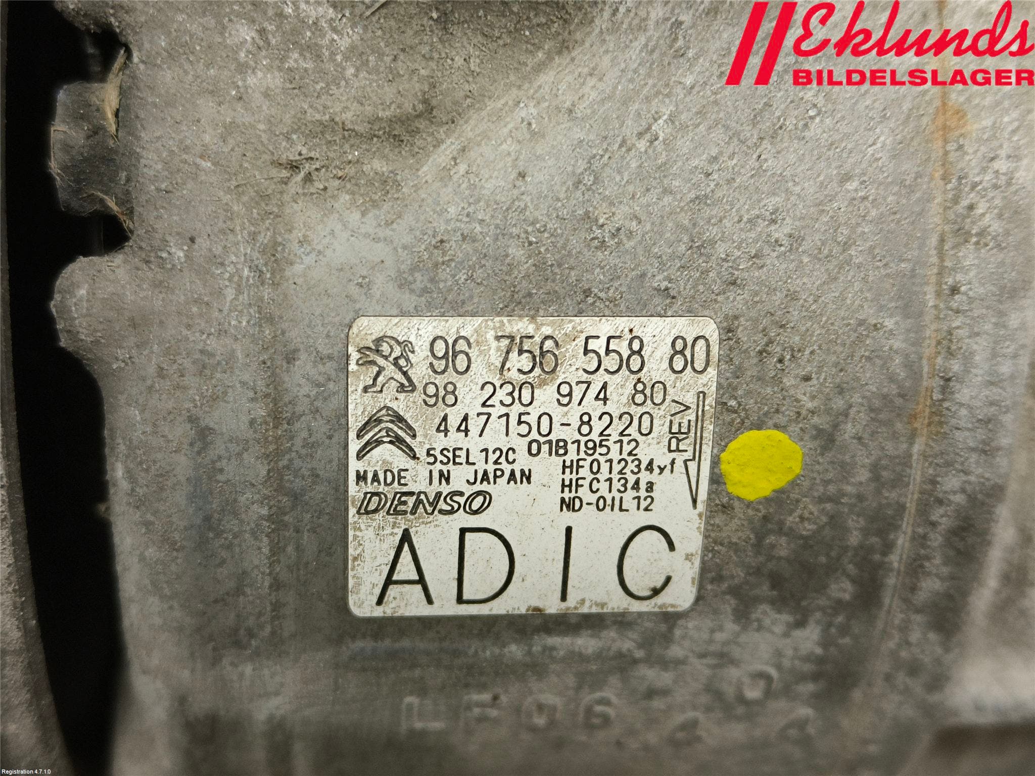 Peugeot 3008 17-24 Ac Kompressor