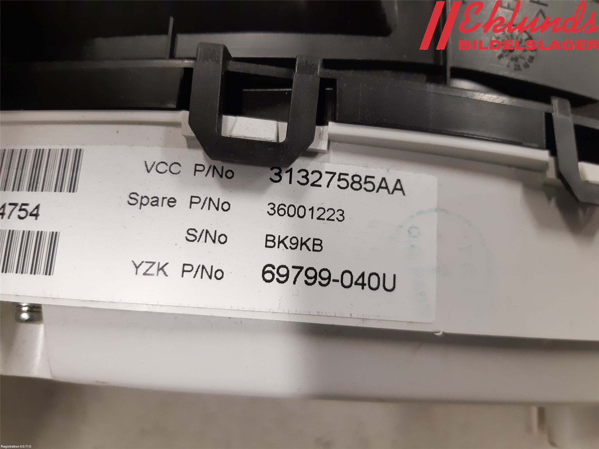 Volvo V60 11-13 Instrument Komb