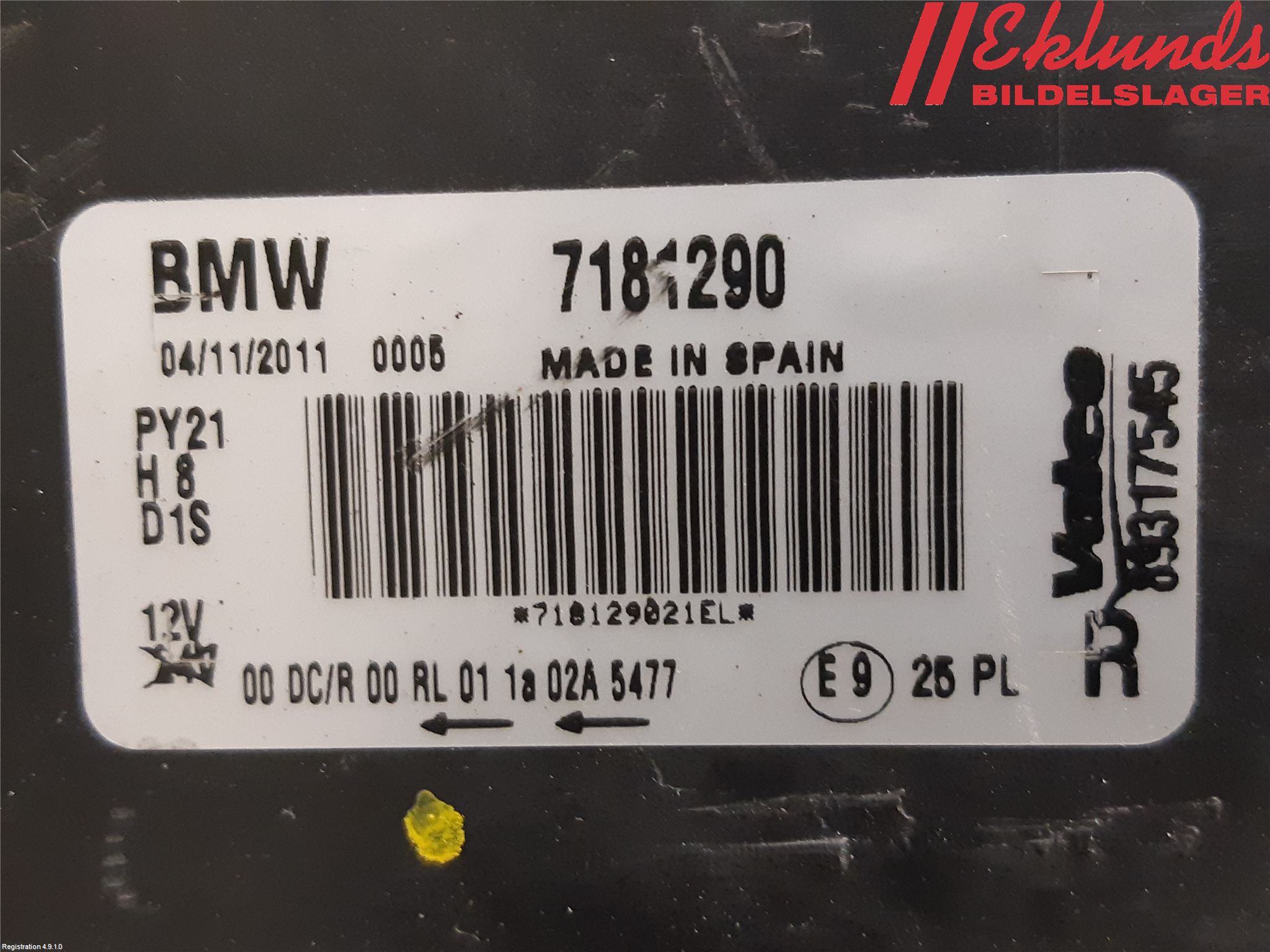 BMW 1 E87/81 5D/3D 03-11 Strålkastare Höger