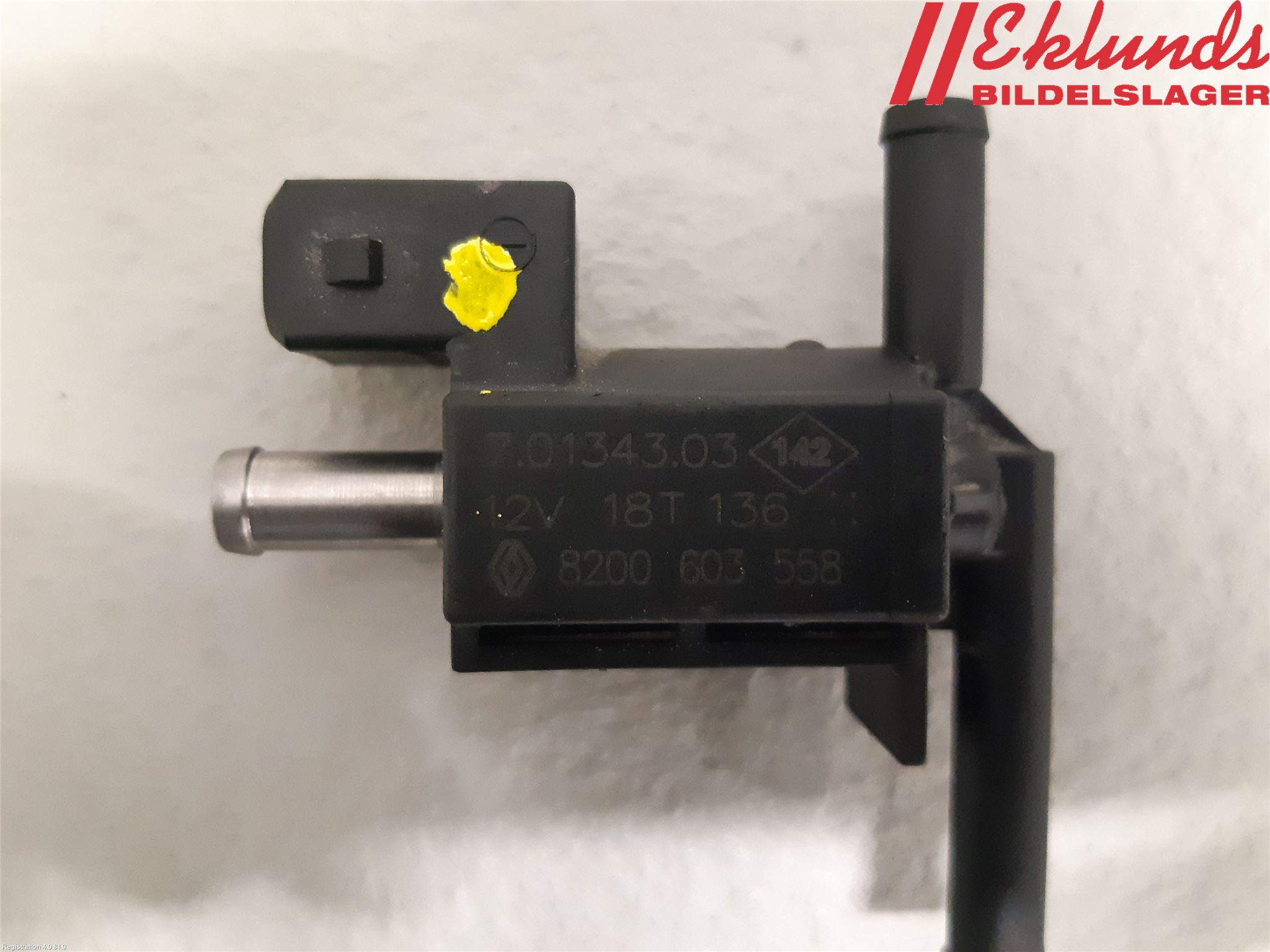 Renault CAPTUR 13-19 Vakuumventil