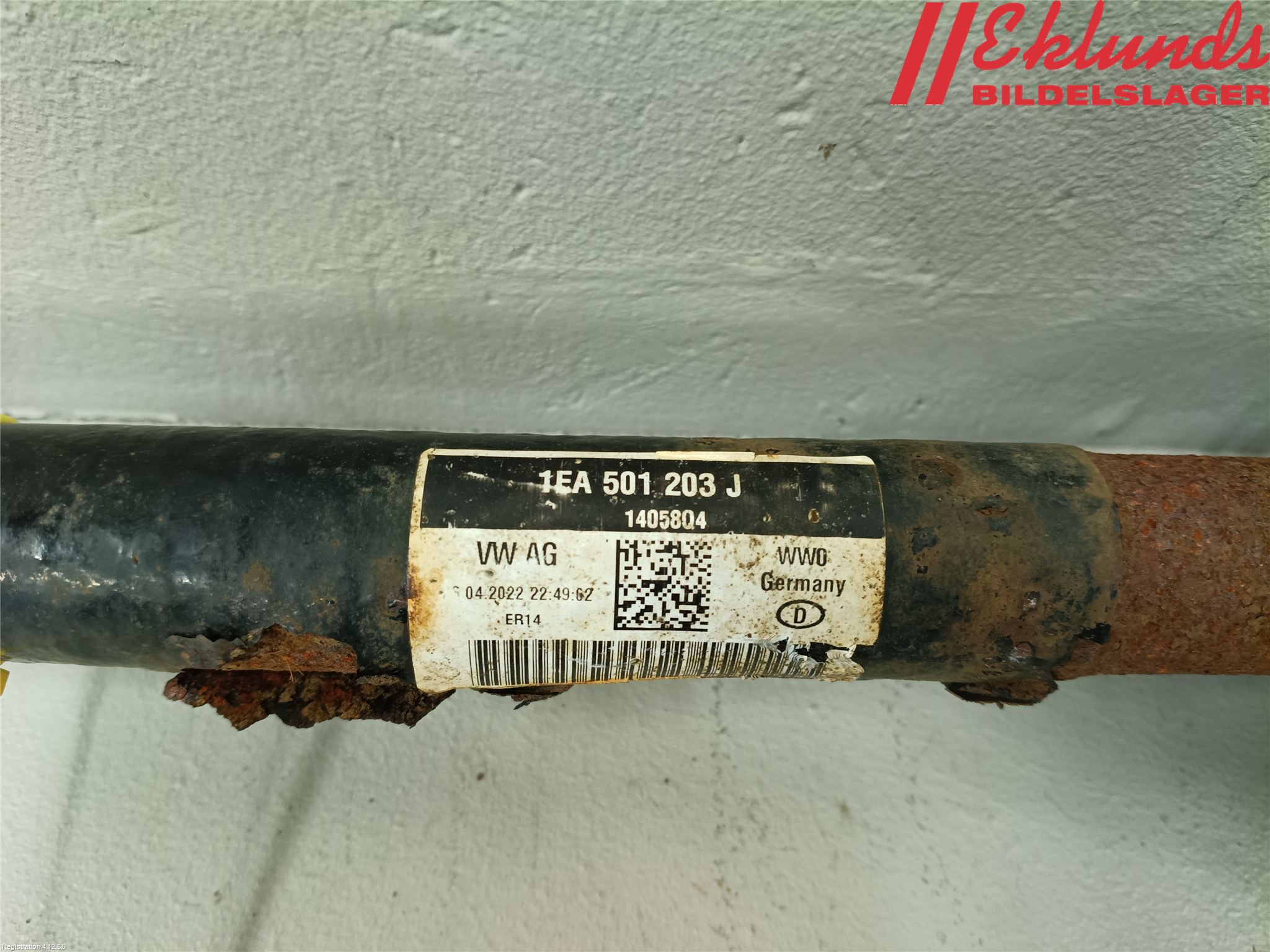 Volkswagen VW ID.4 21- Drivaxel Bak Vänster