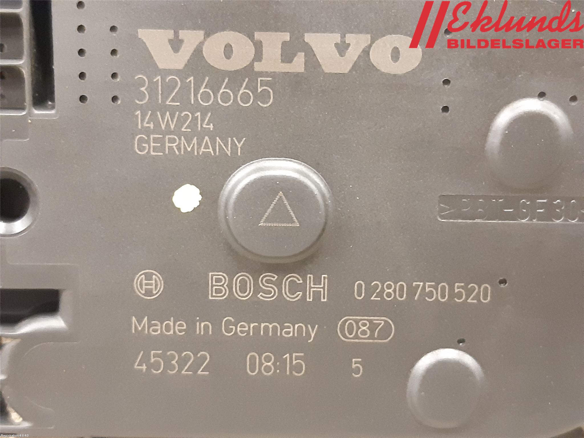 Volvo V60 14-18 Injspjällhus