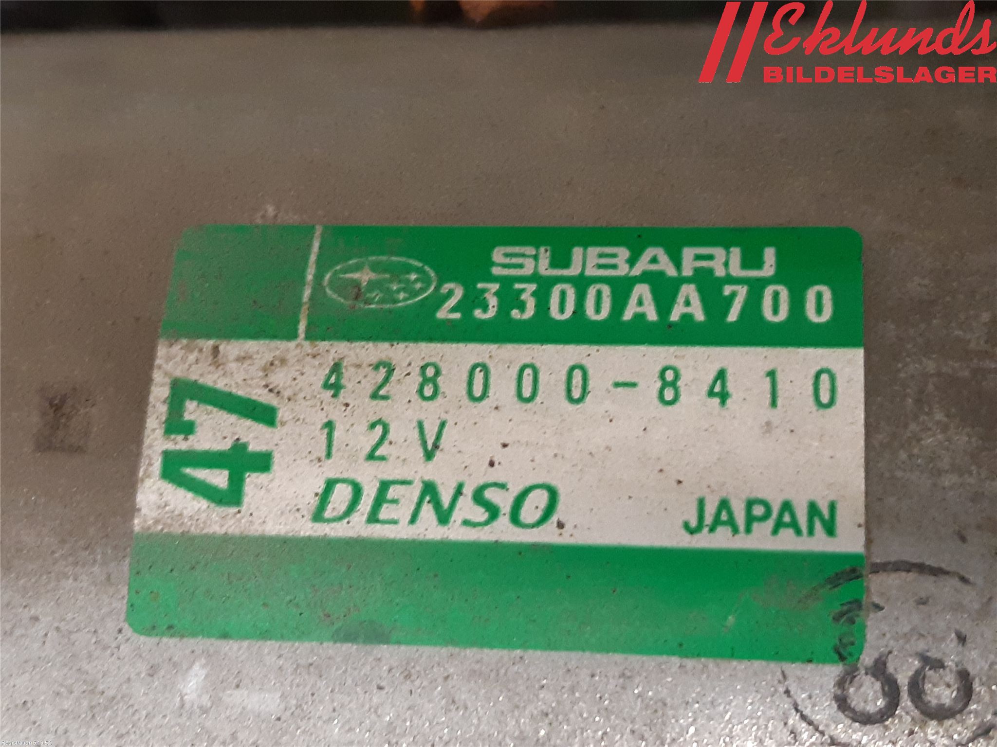 Subaru FORESTER SJ 13-18 Startmotor