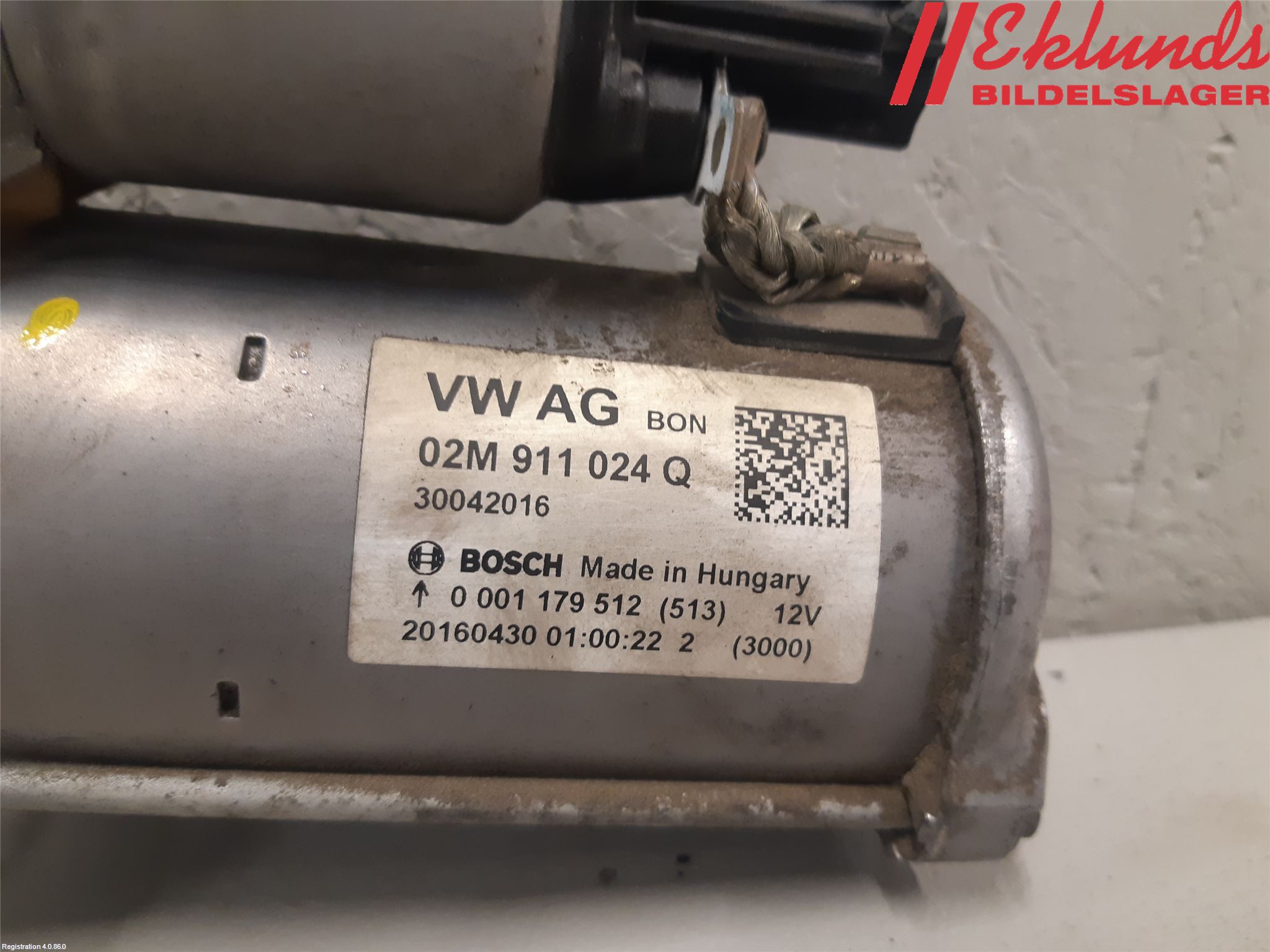Volkswagen VW POLO 10-17 Startmotor