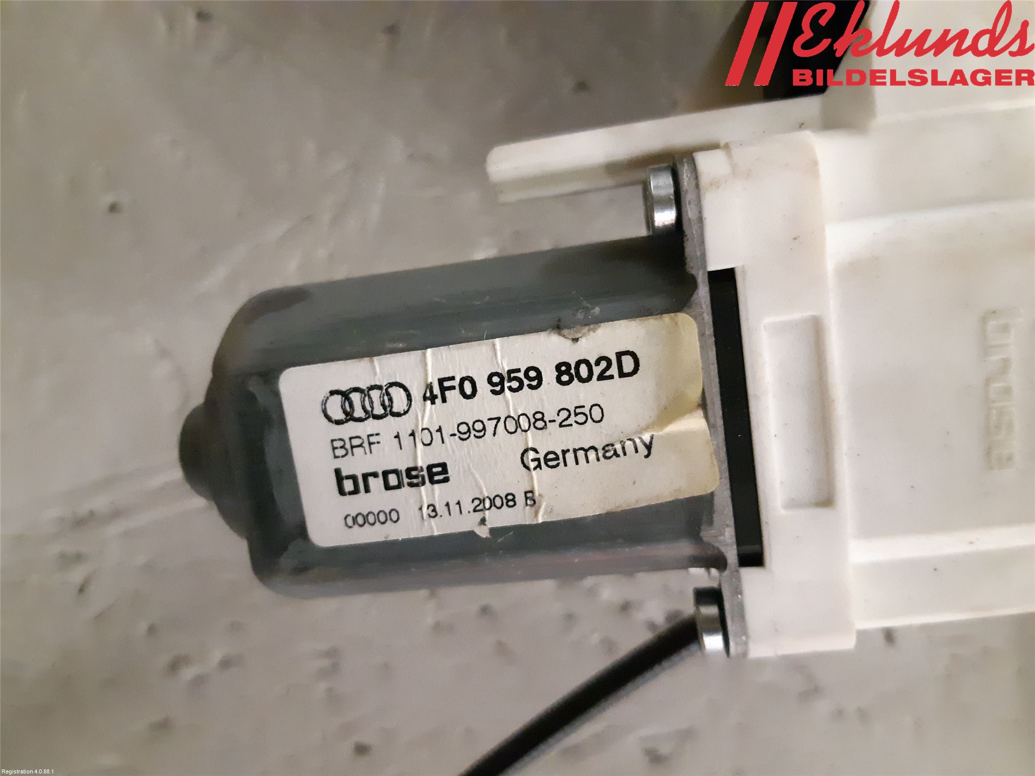 Audi A6/S6     05-11 Fönsterhiss El Kompl