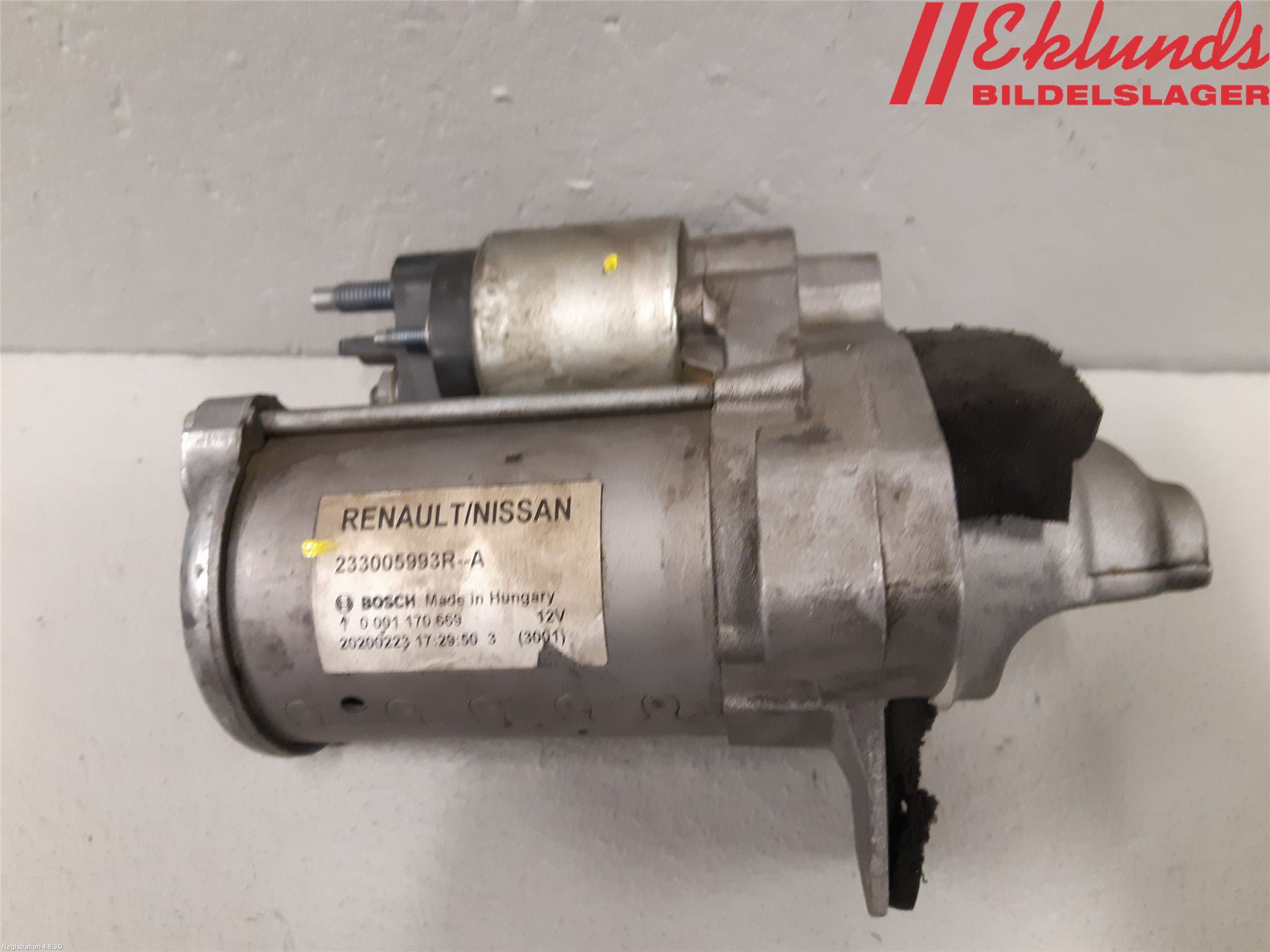 Renault CLIO/E-TECH V 20- Startmotor