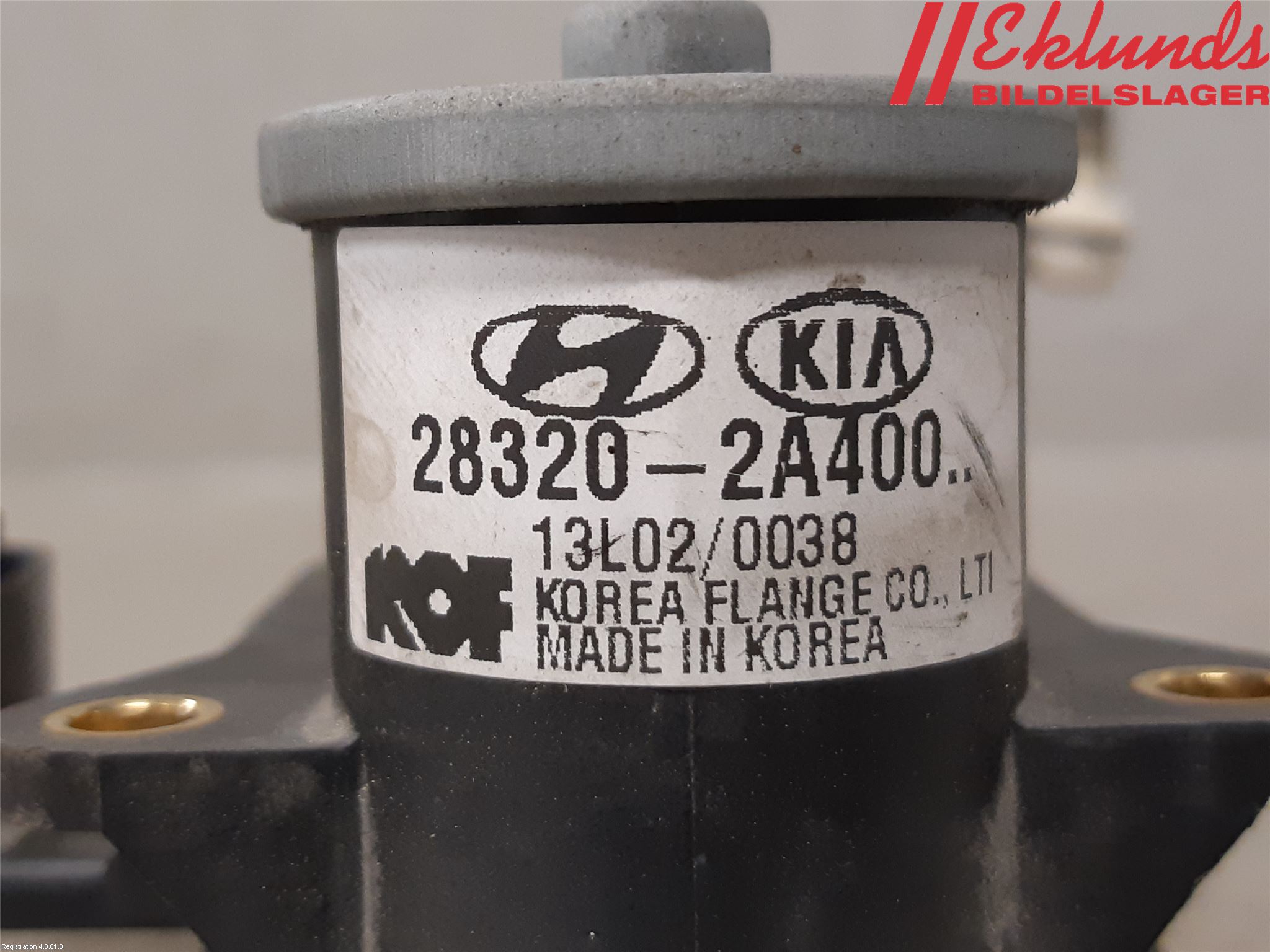 Kia CEED 12-18 Inj Virvelspjäll Ställmotor