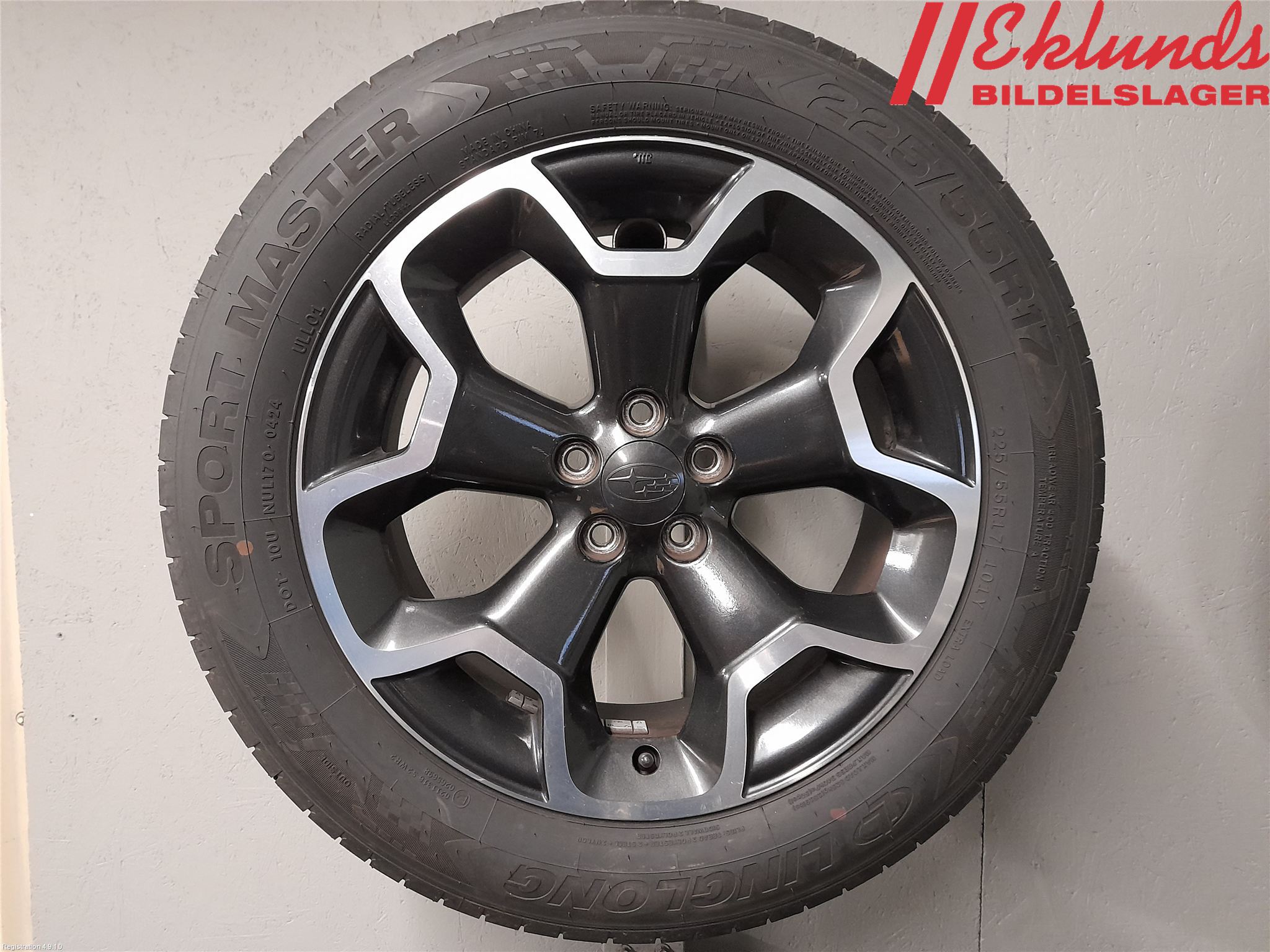 Subaru XV 12-17 Sommardäck Alumfälg 4St