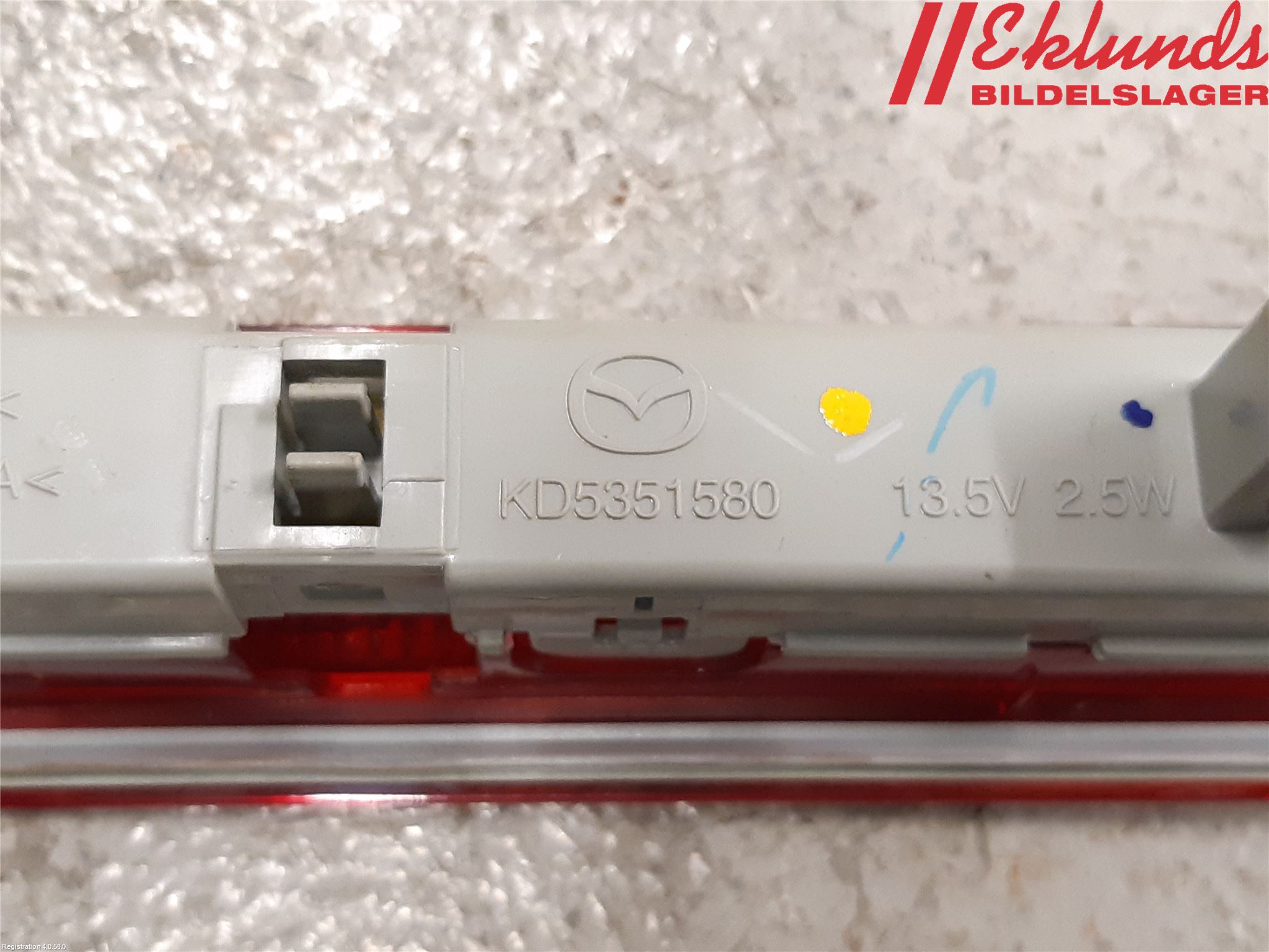 Mazda CX-5 12-17 Bromsljus Bakruta