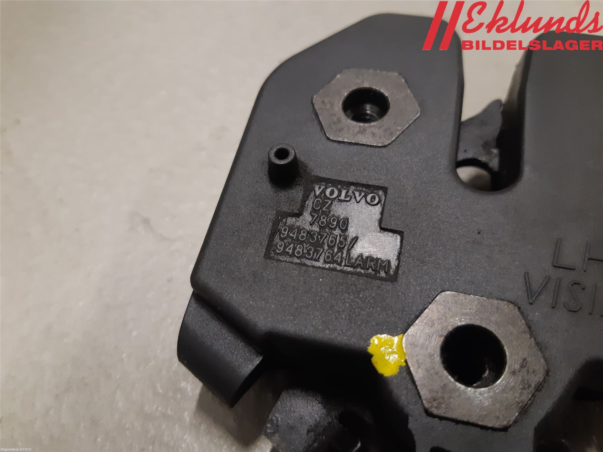 Volvo S60 01-04 Huvlås