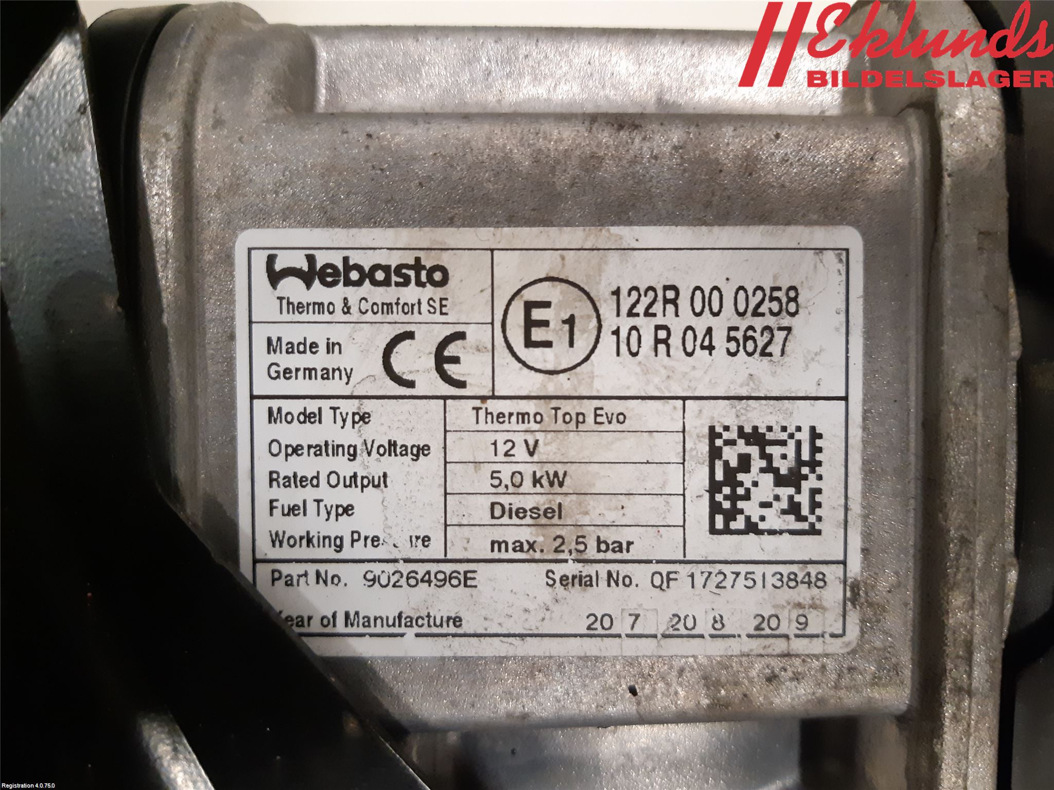 Volvo V90 17->> Dieselvärmare