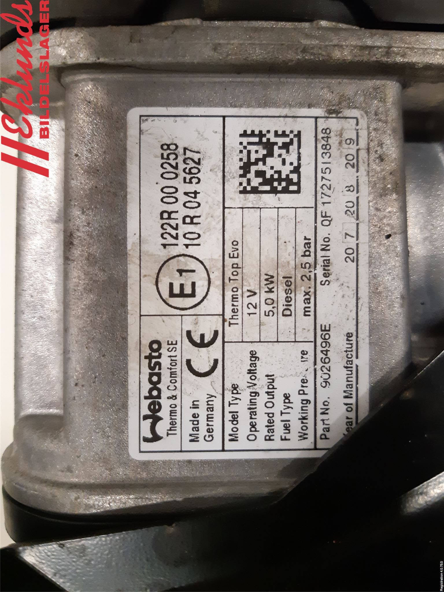 Volvo V90 17->> Dieselvärmare