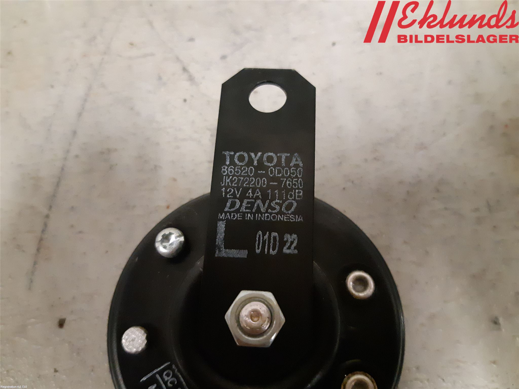 Toyota COROLLA 19- Signalhorn