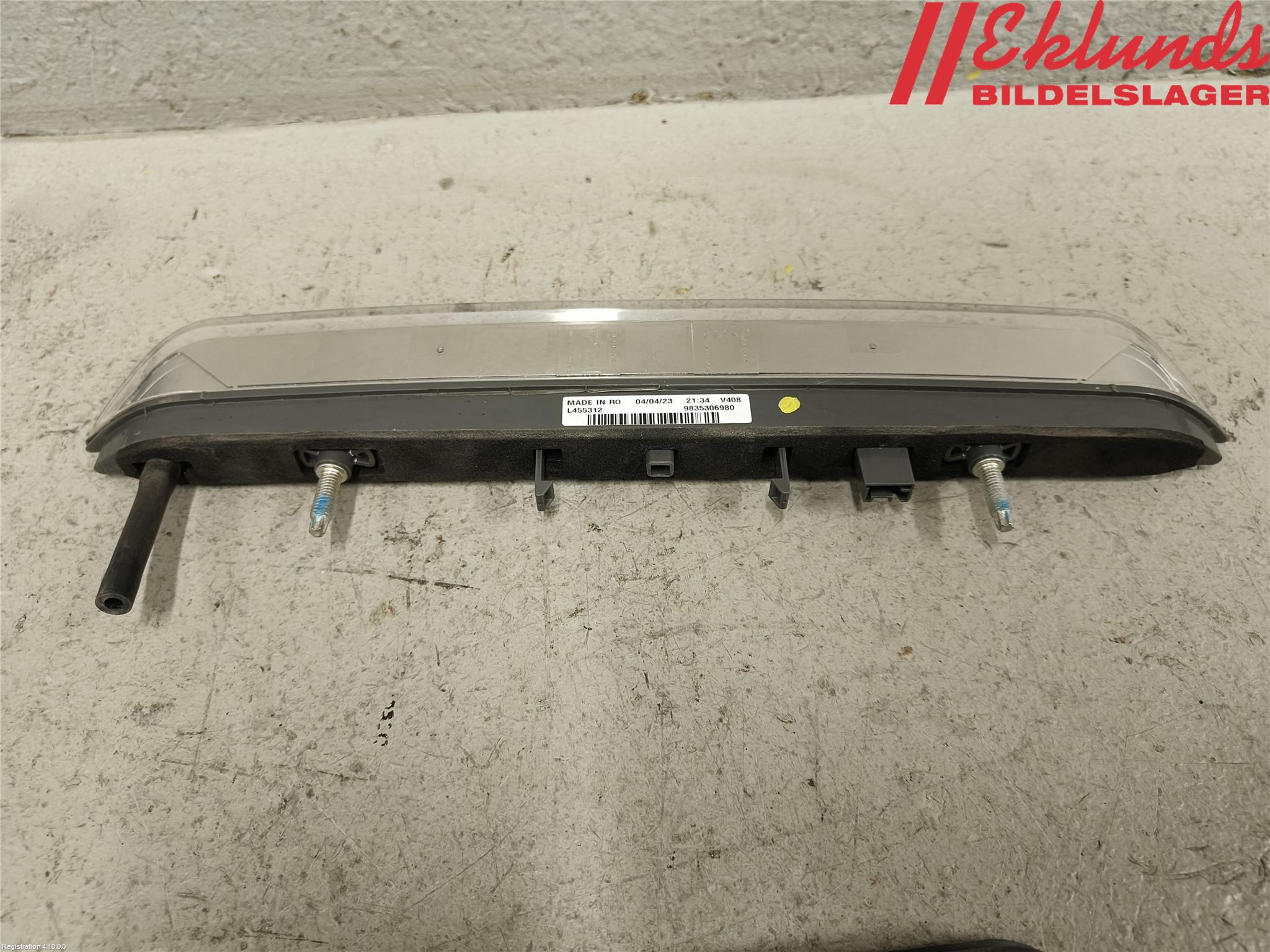 Peugeot 308/E-308 21- Bromsljus Bakruta