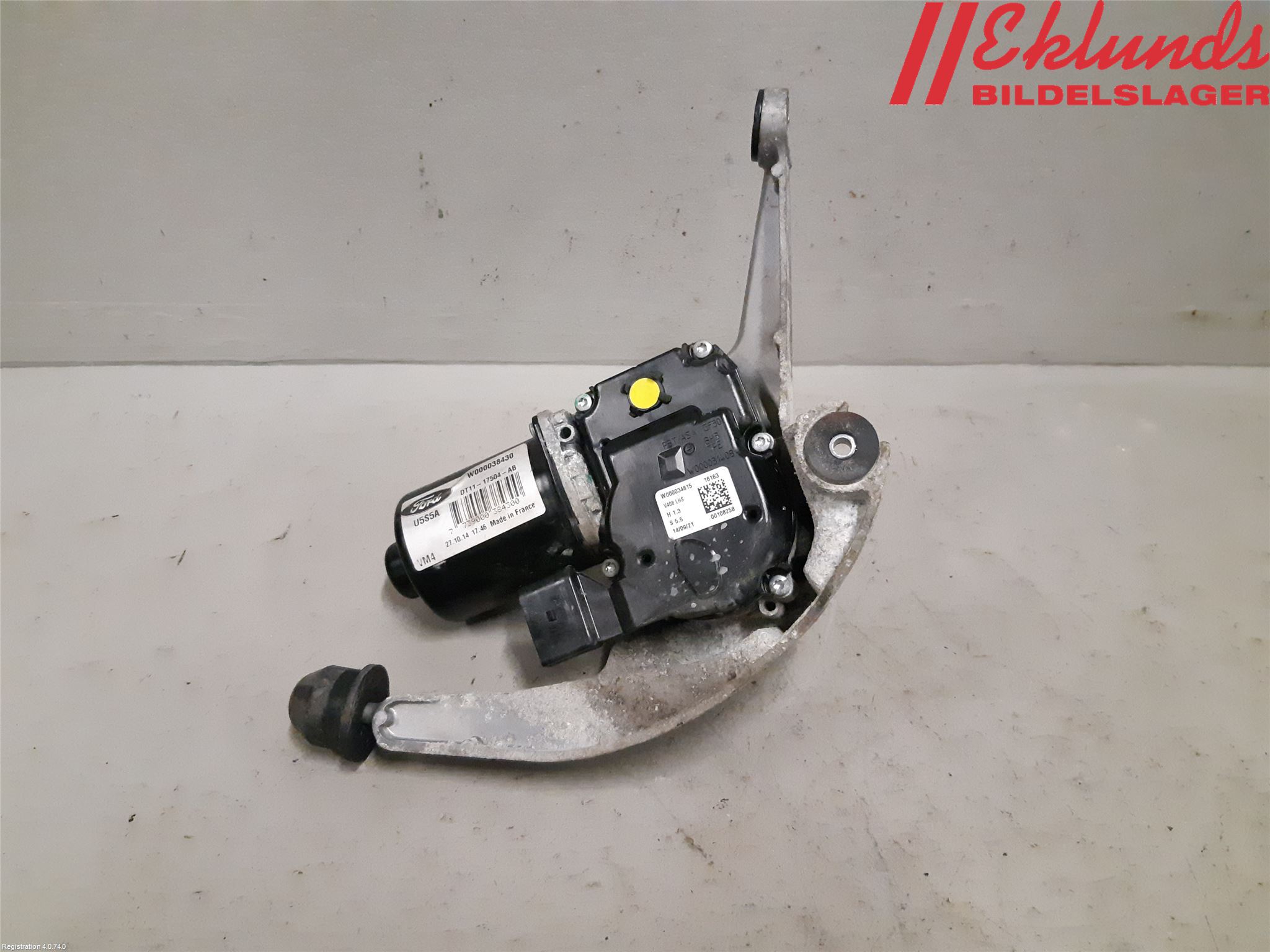 Ford TRANSIT/TOURNEO CONNECT 13-22 Torkarmotor Vindruta