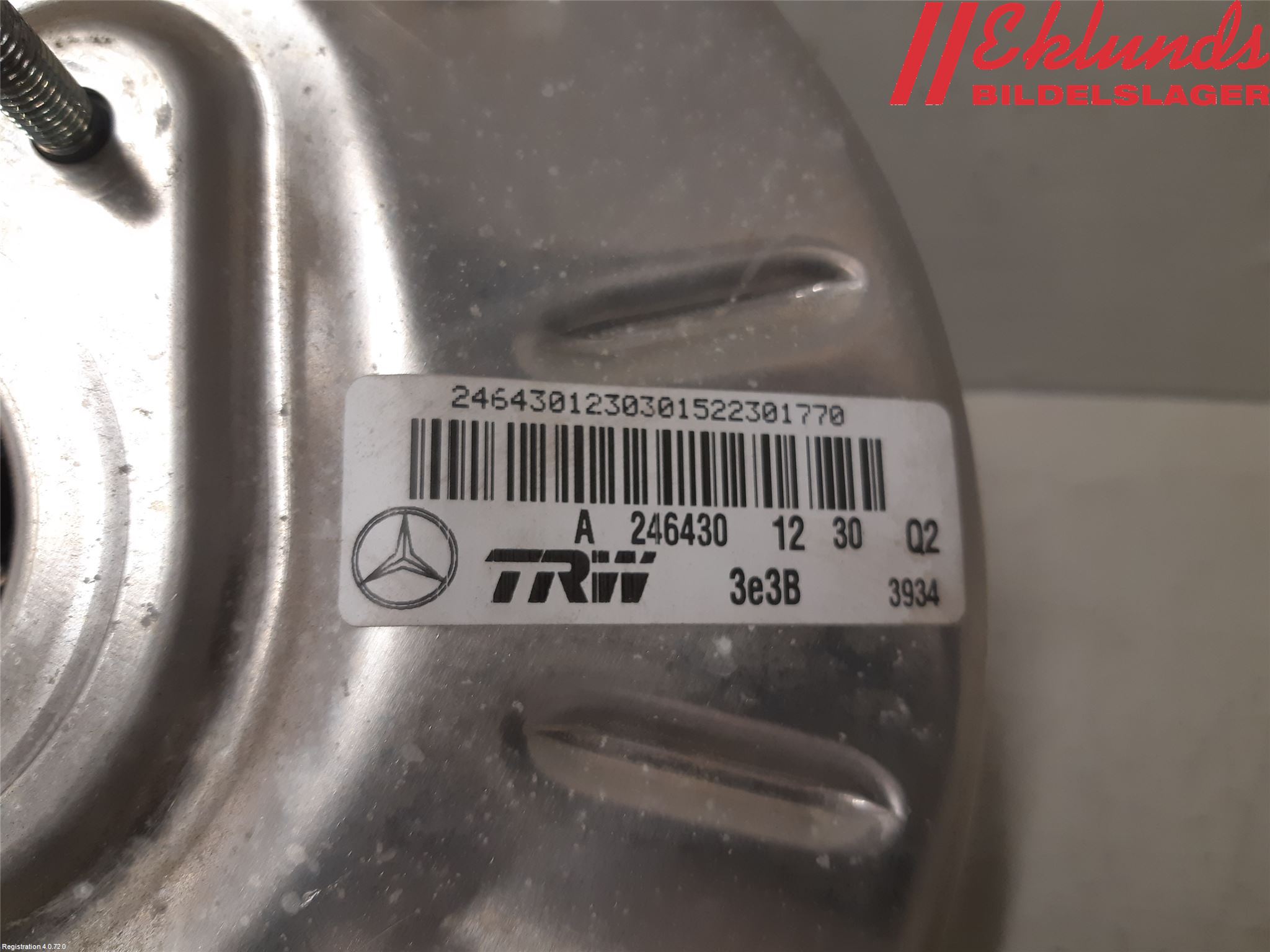 Mercedes-Benz MB A-KLASS (W176) 13-18 Bromsservo