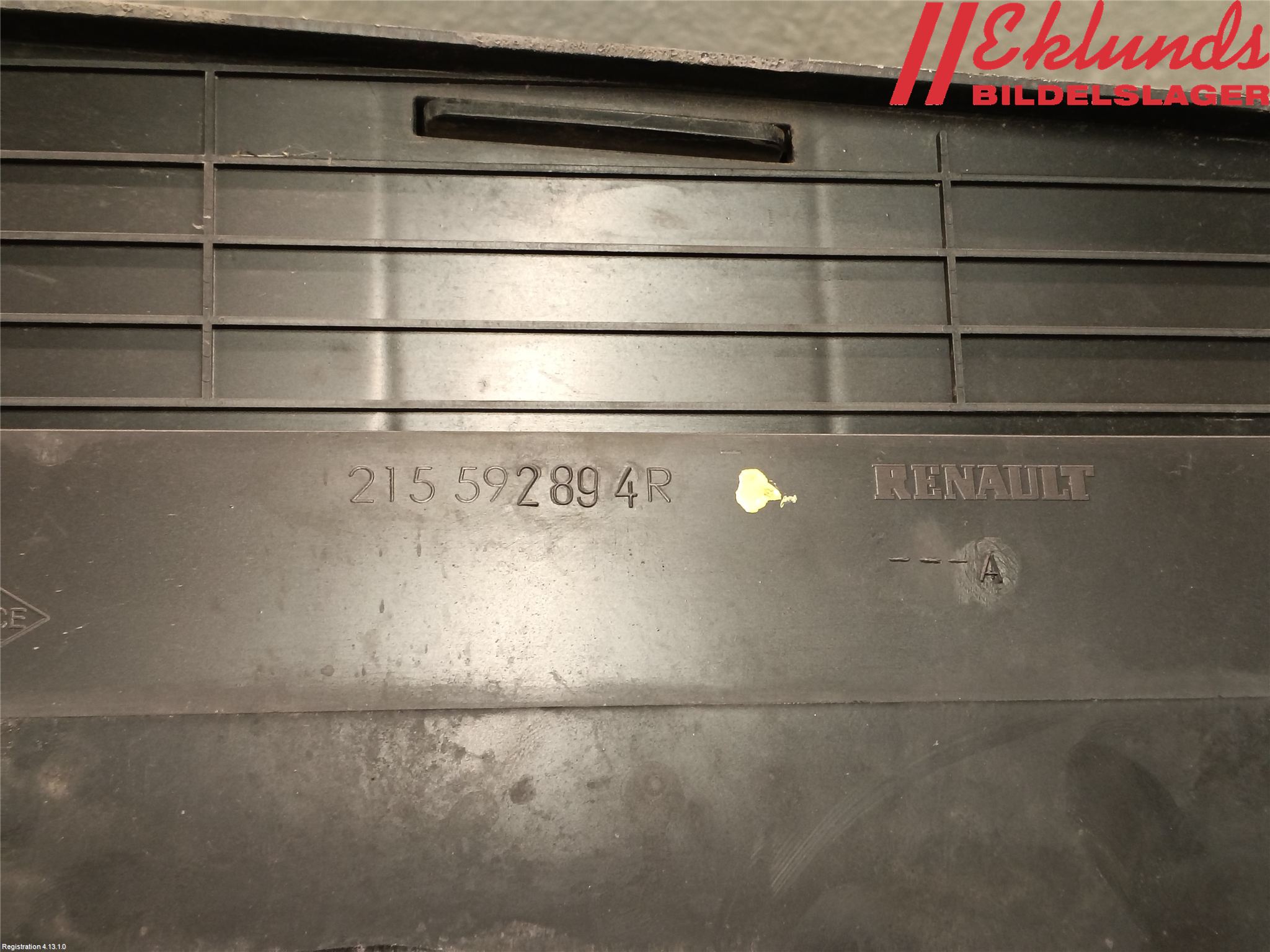 Renault CLIO IV 12-16 Deflektor Plåt-Plast Kylning
