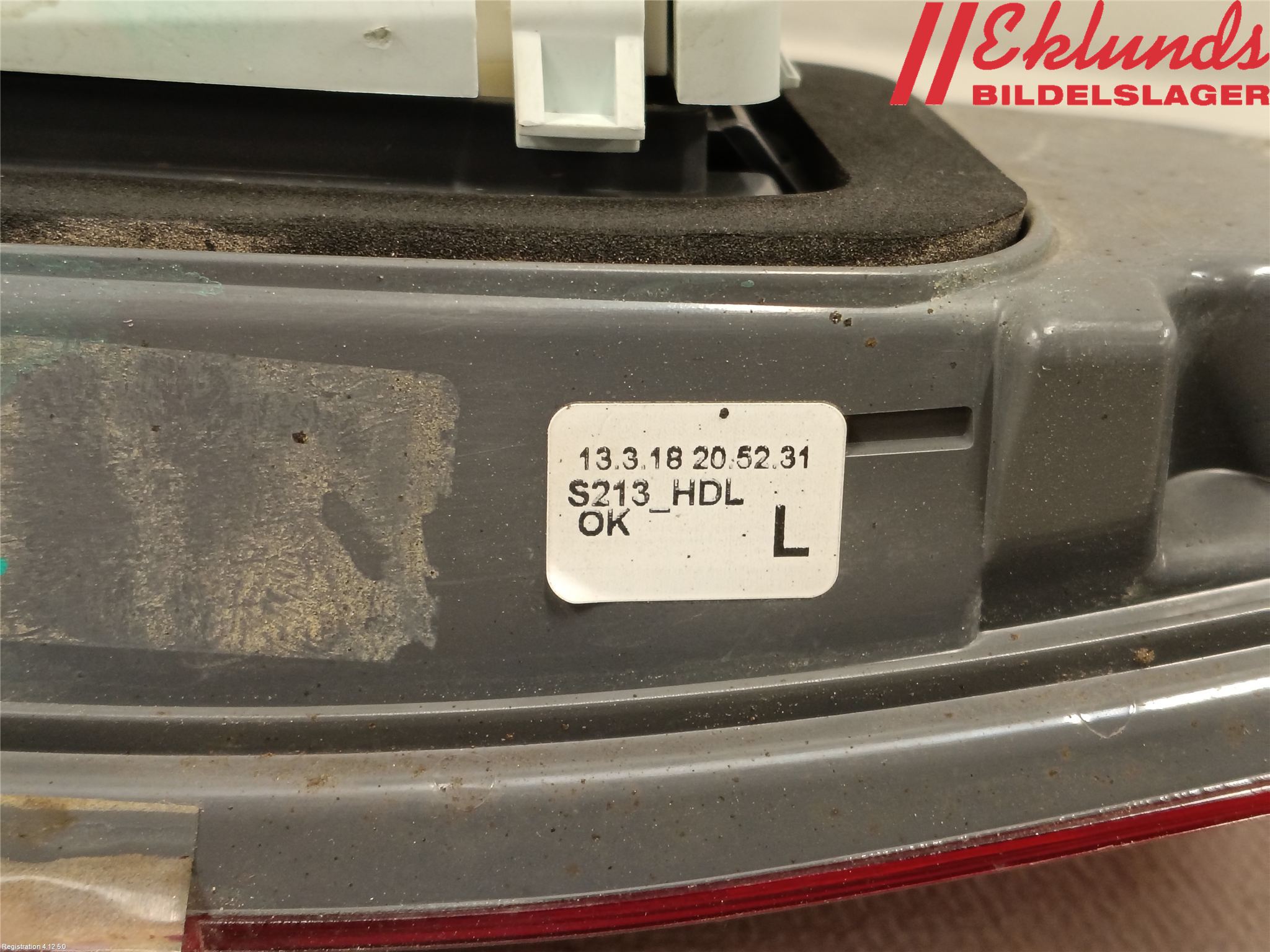 Mercedes-Benz MB E-KLASS (W213) 16-23 Bakljus Lucka Vä