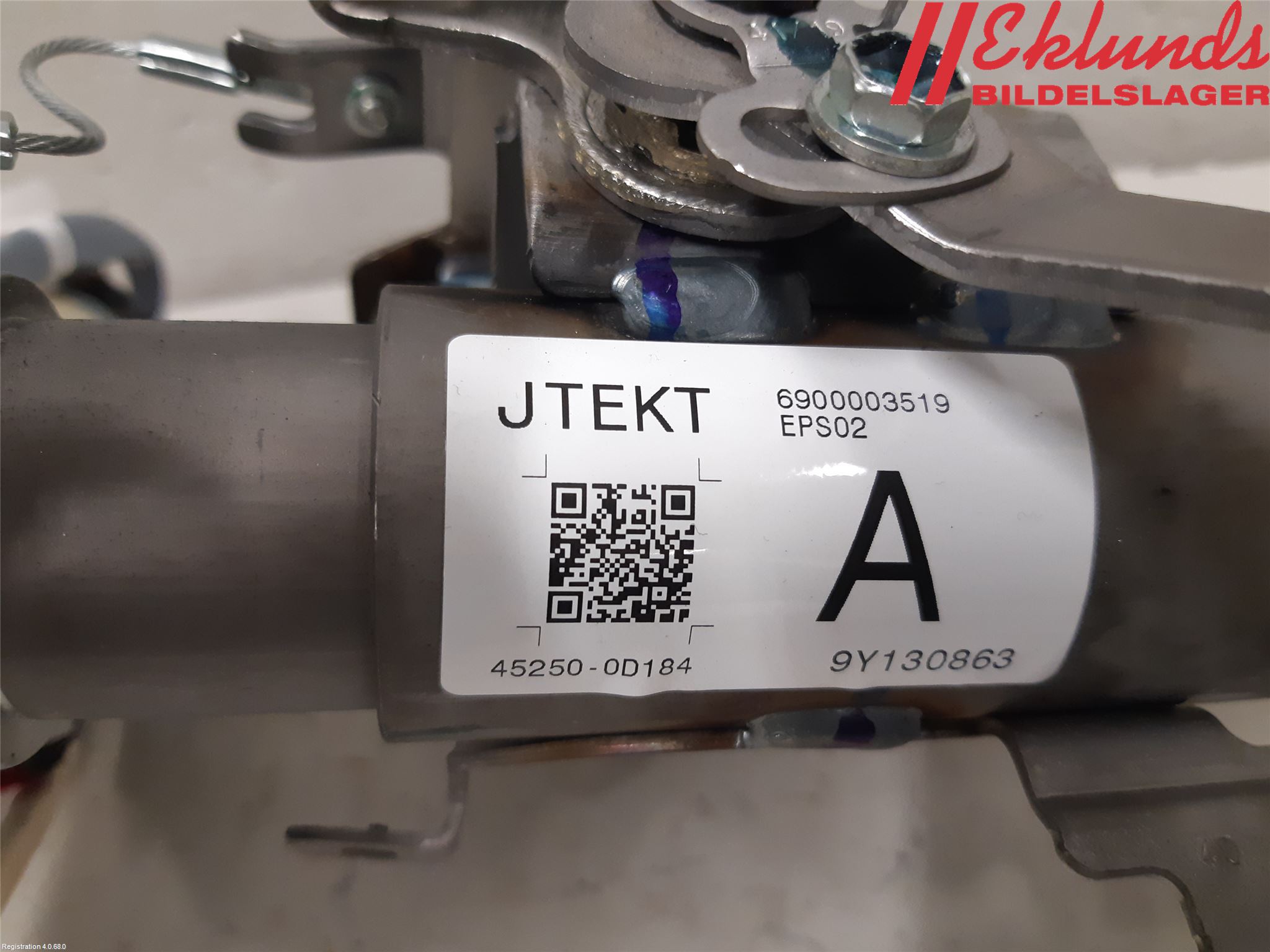 Toyota YARIS XP130 15-20 Rattaxelagg Med Inb Servo